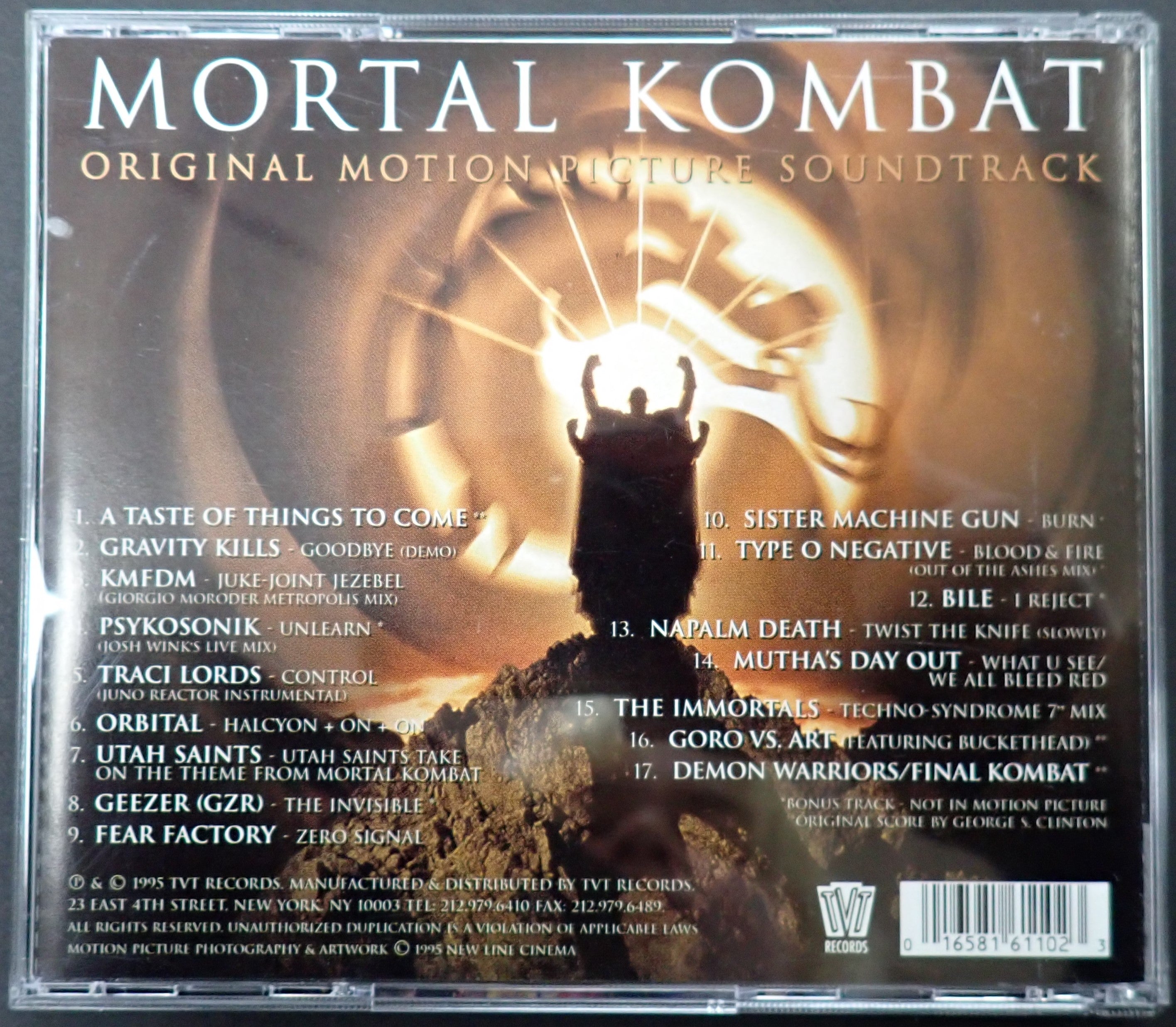 Mortal Kombat: Motion Picture Soundtrack - CD