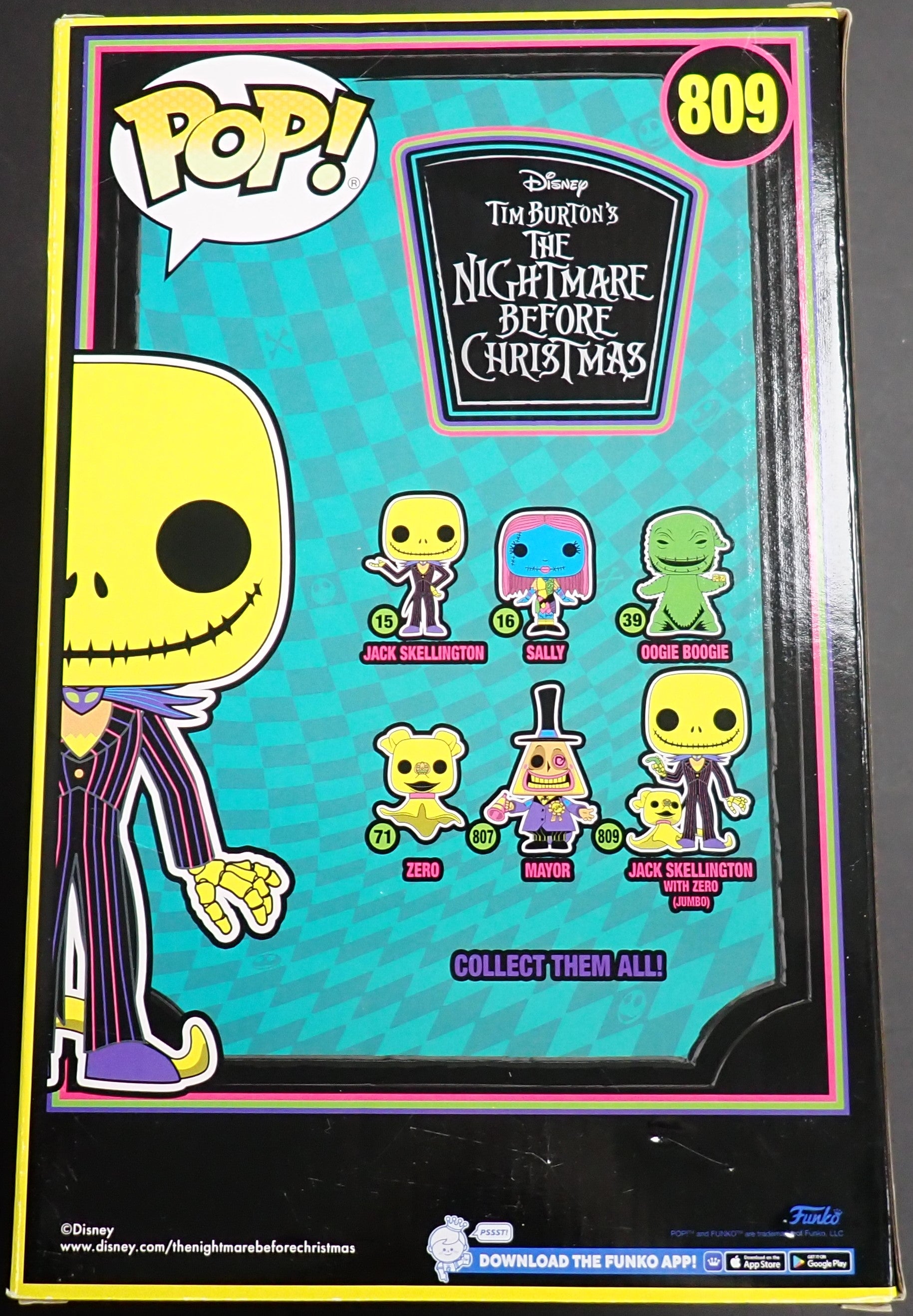 Jack Skellington: With Zero - POP! #809