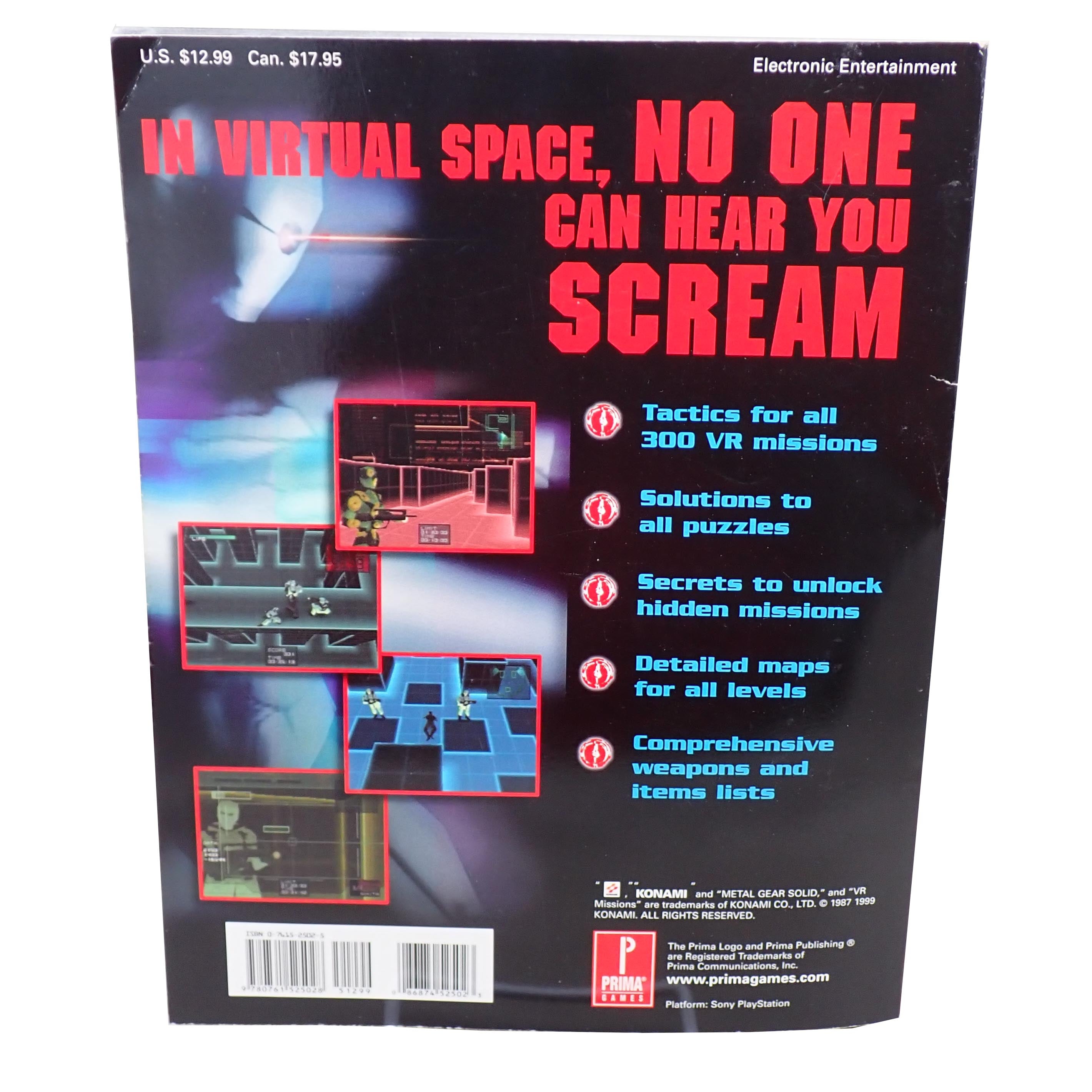 Metal Gear Solid VR Missions Prima Strategy Guide