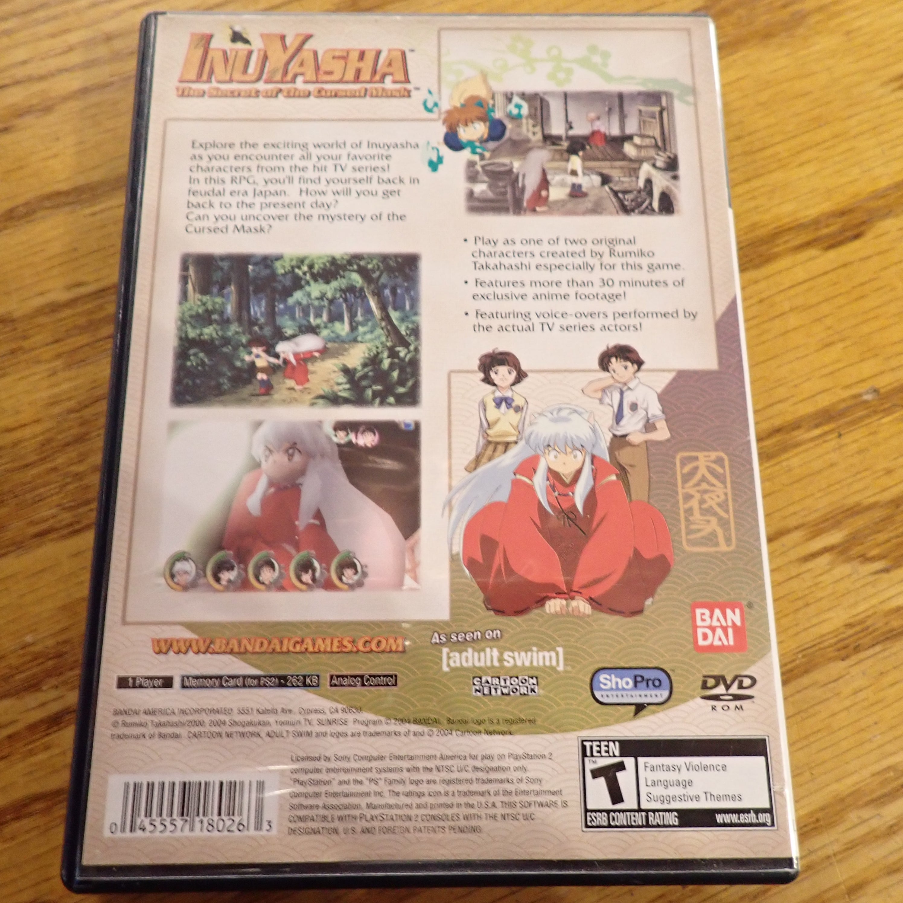 Inuyasha Secret of the Cursed Mask - PS2