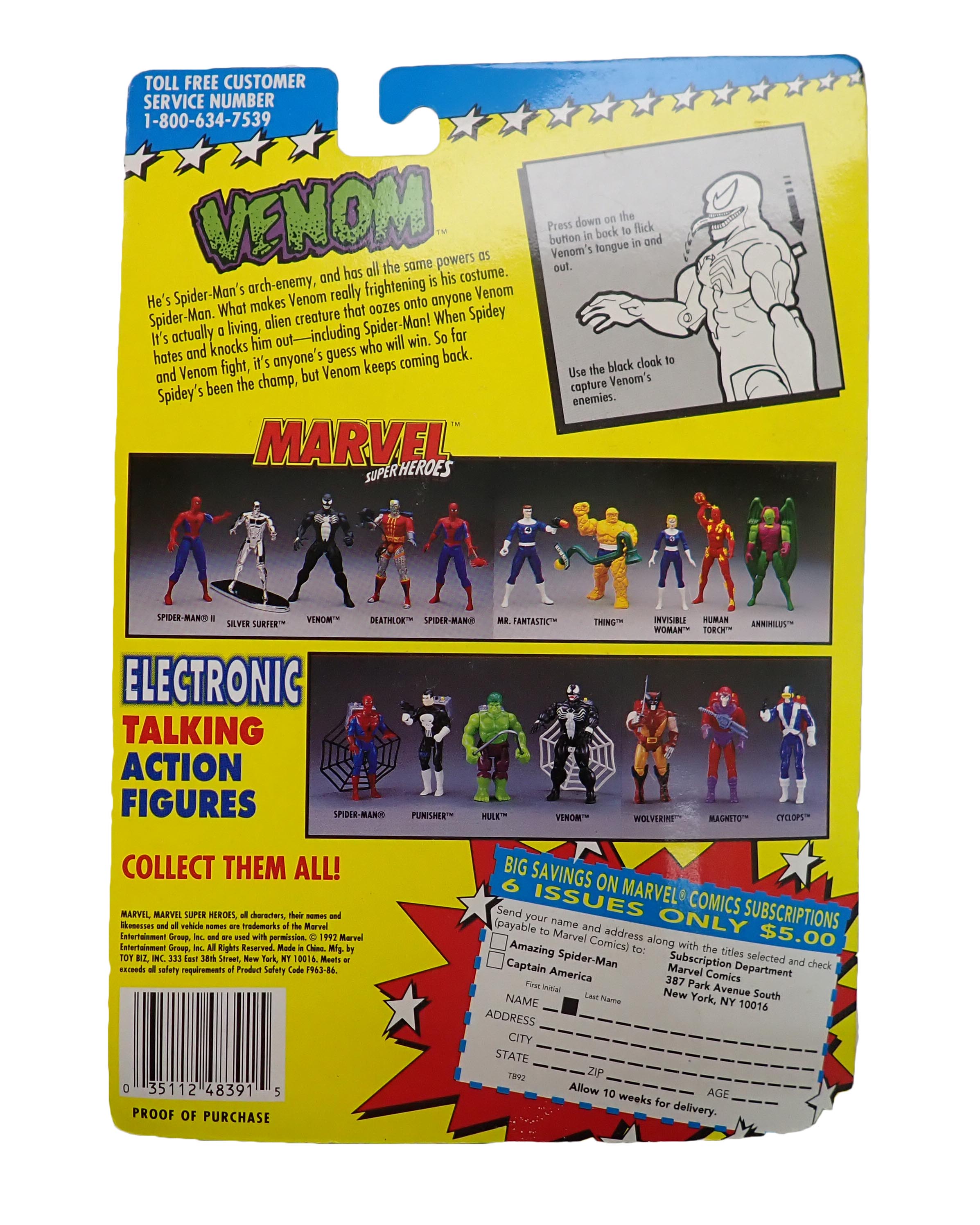 Venom Action Figure - ToyBiz