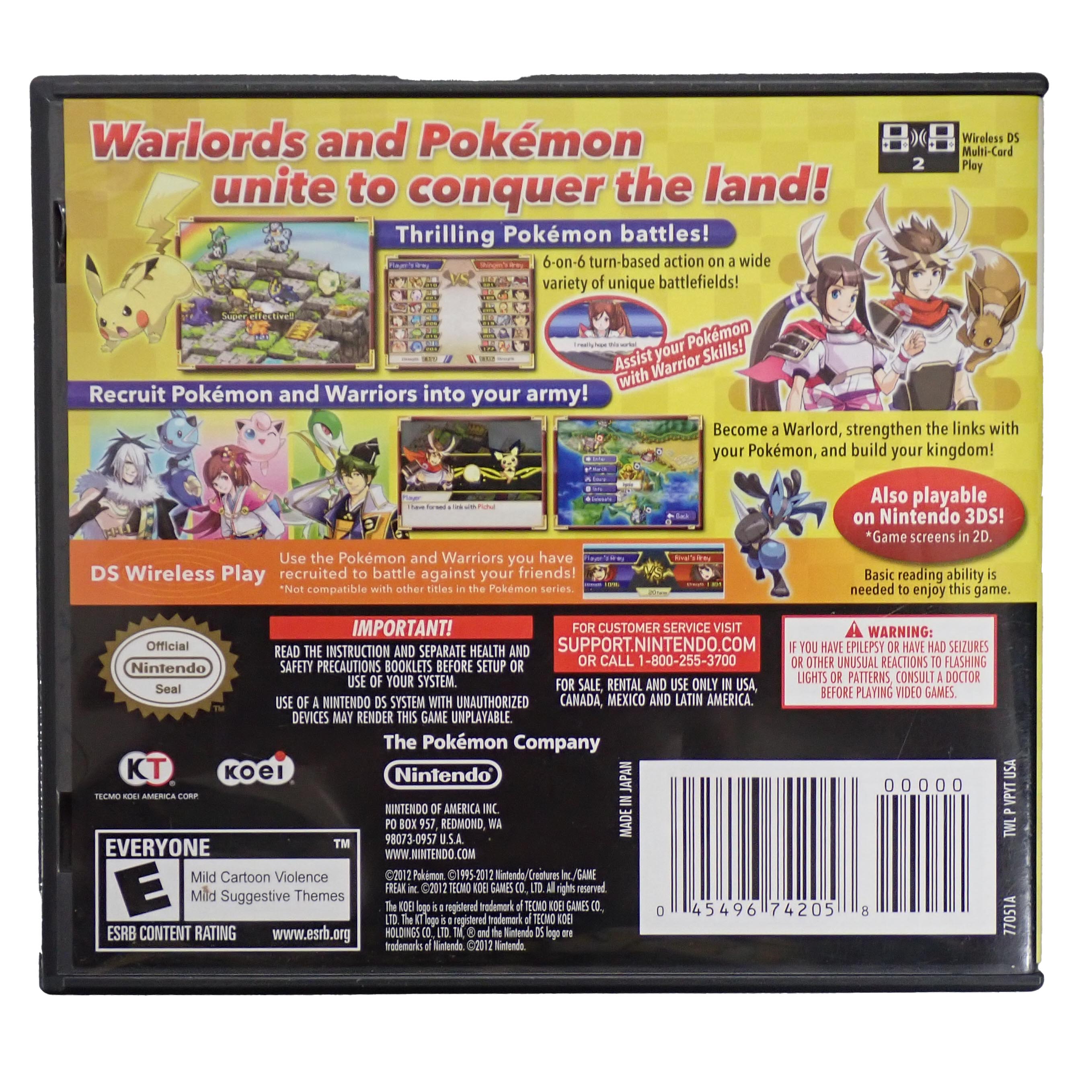 Pokemon Conquest - DS