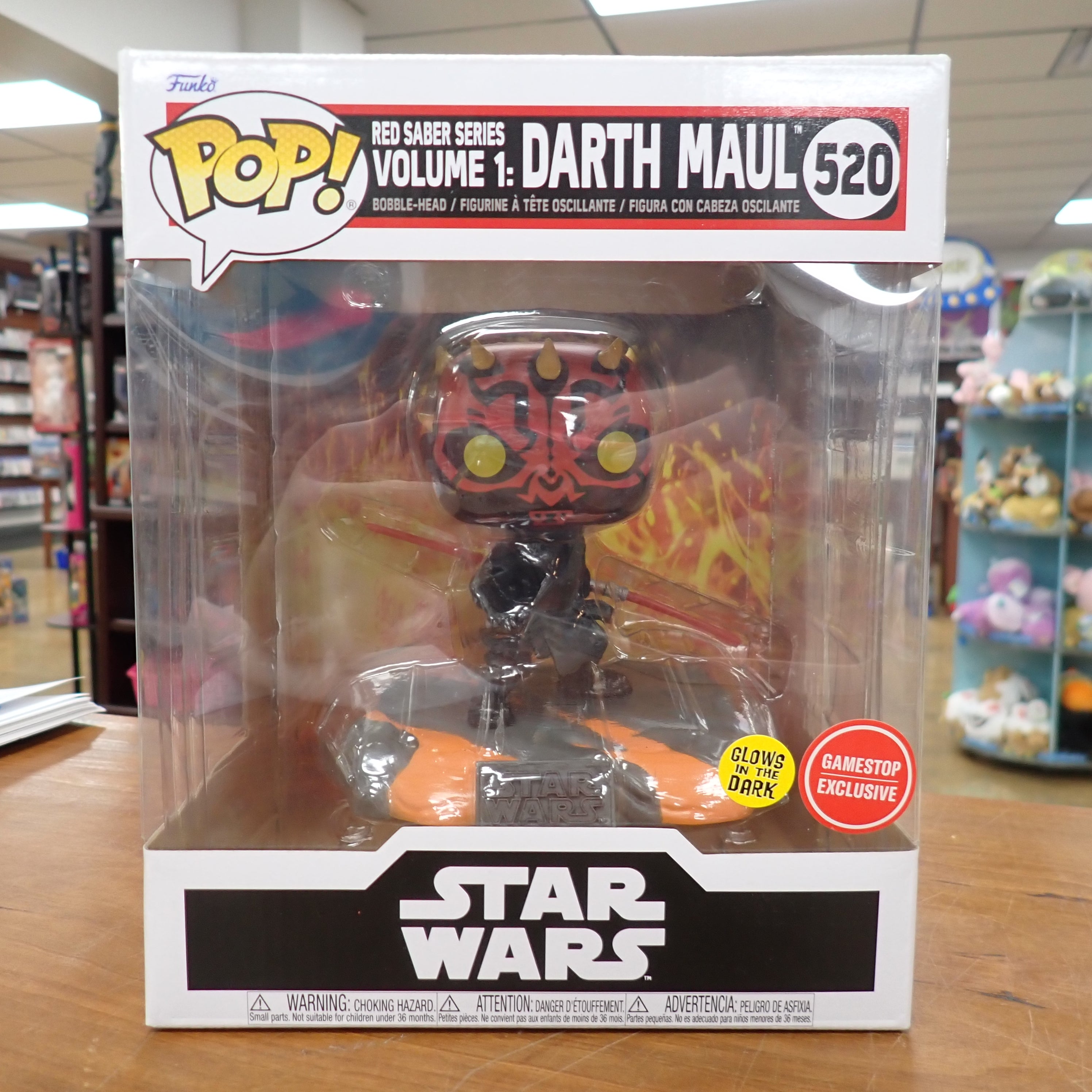Red Saber Series Volume 1: Darth Maul - POP! #520
