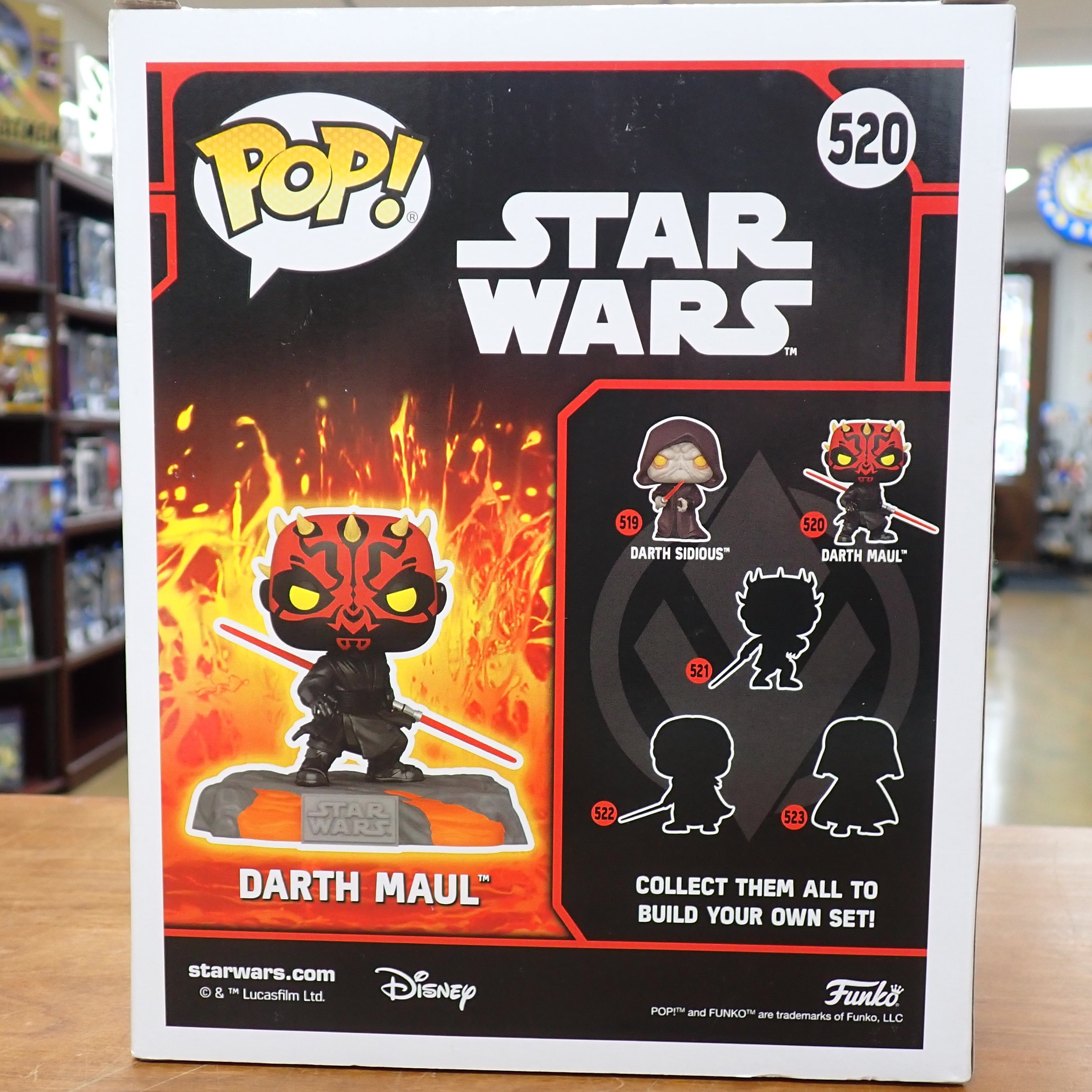 Red Saber Series Volume 1: Darth Maul - POP! #520