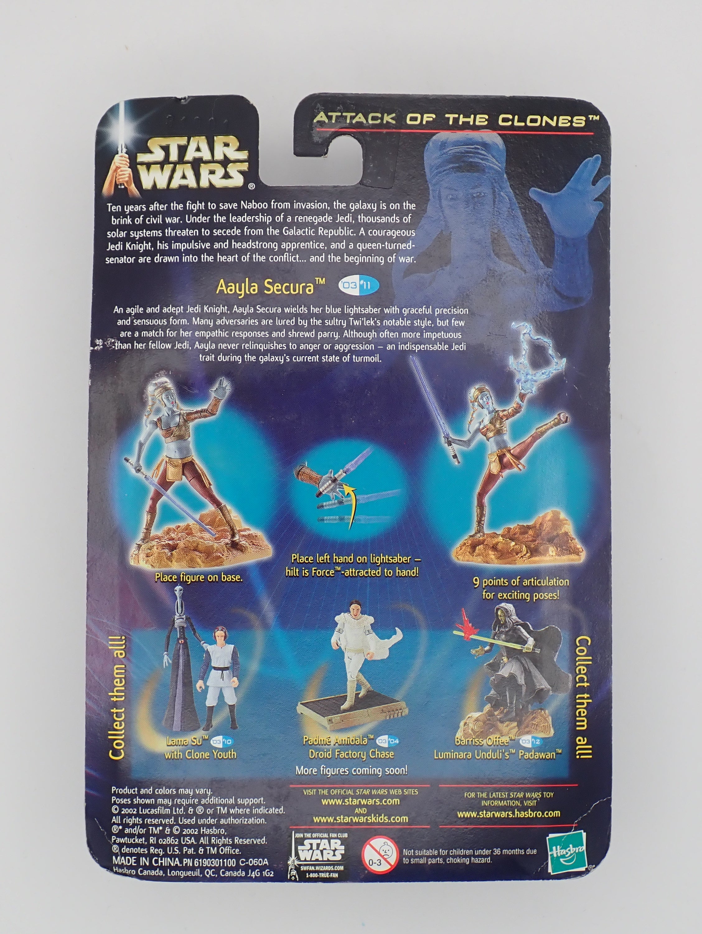 Aayla Secura Attack of the Clones Figures - Star Wars