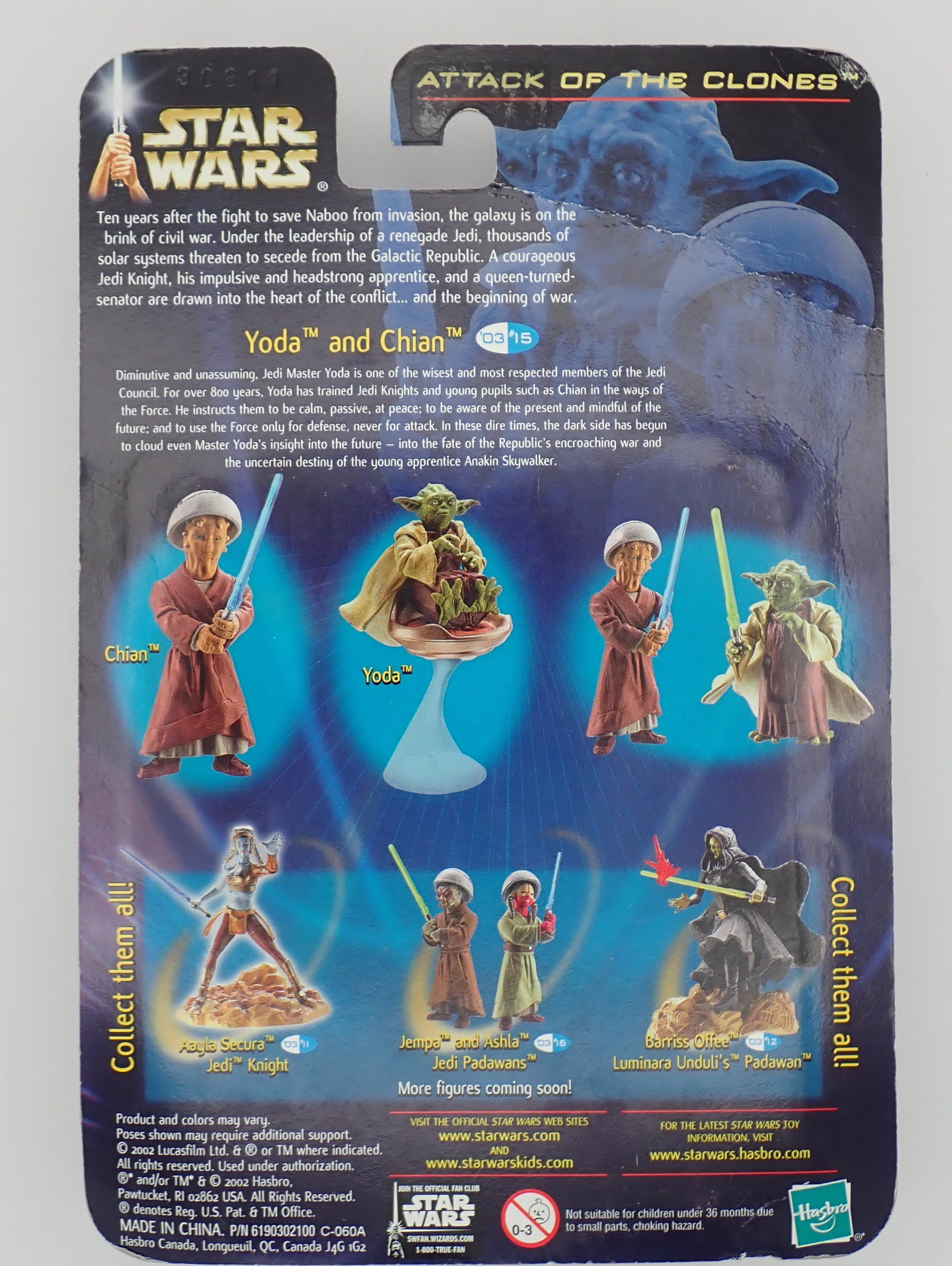 Yoda & Chian Attack of the Clones Figures - Star Wars