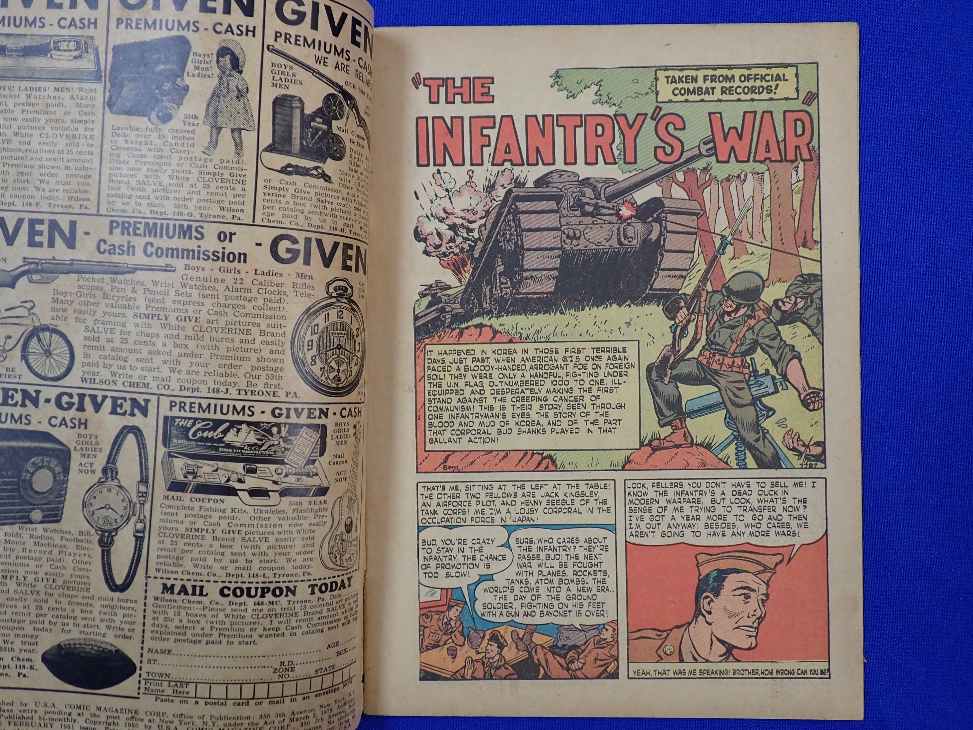 War Comics #2 (1951) - VG- (3.5)