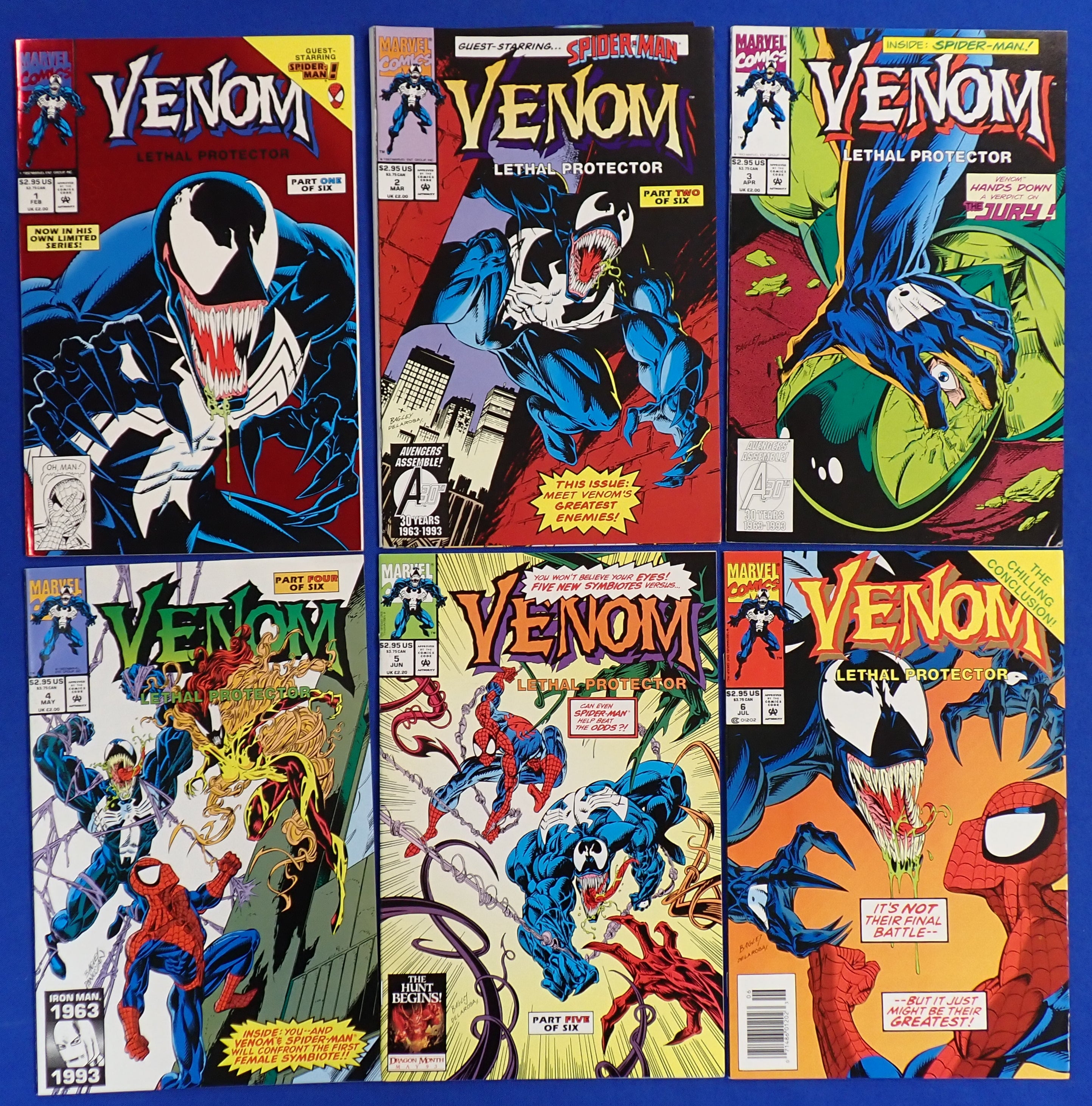 Venom: Lethal Protector 1-6 (1993) - FN/VF