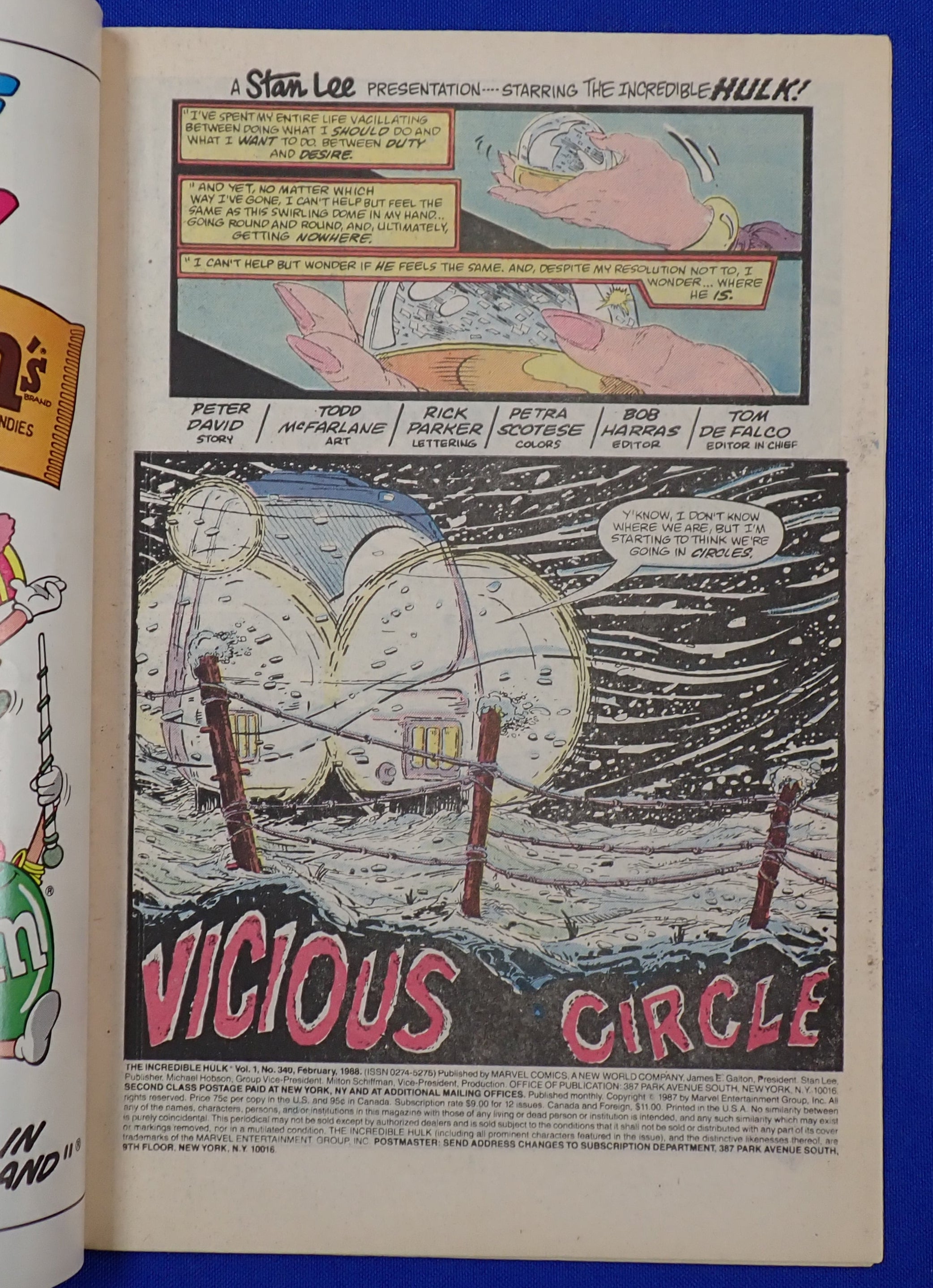 Hulk #340 (1988) - FN (6.0)