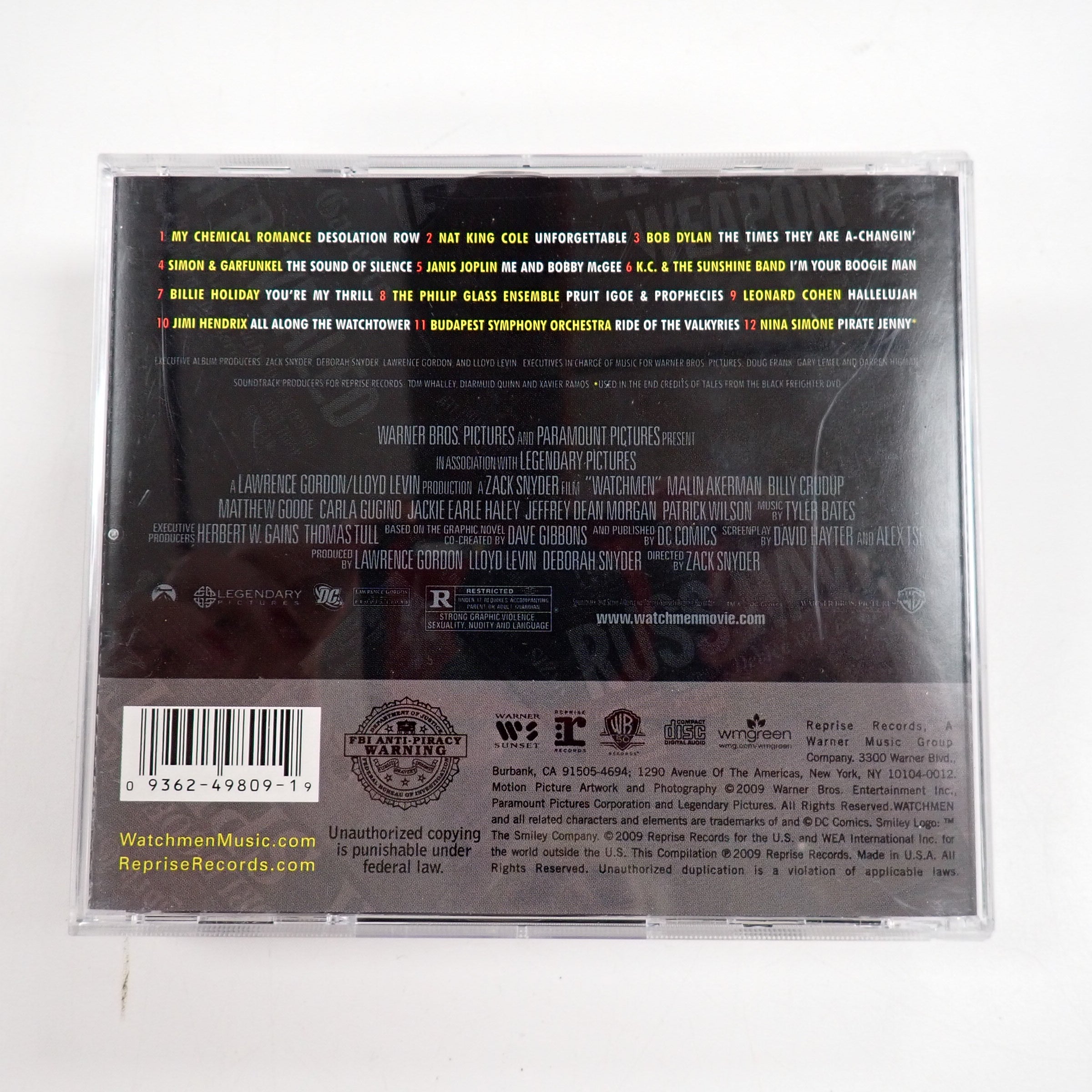 Watchmen Motion Picture Soundtrack (CD)