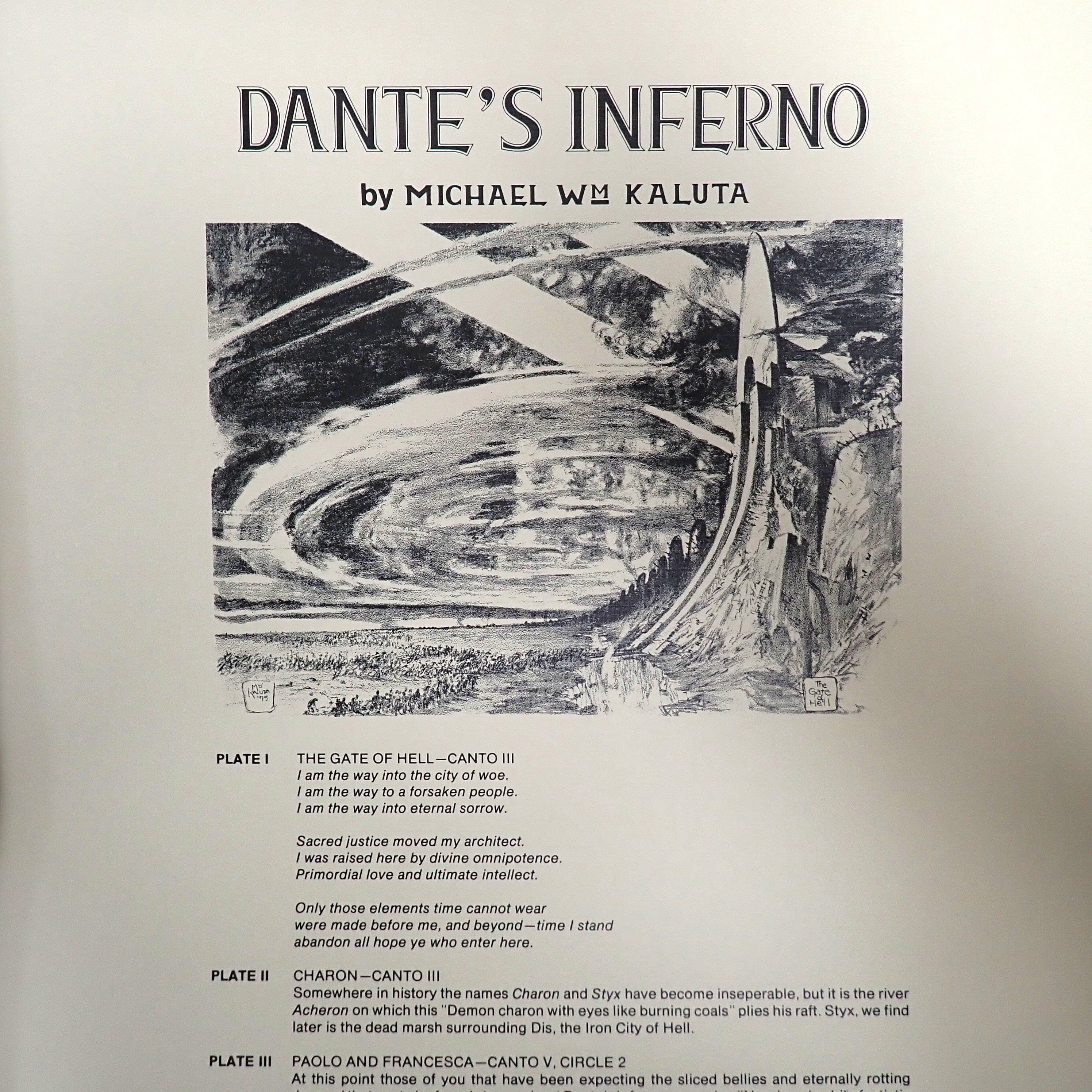 Micheal WM Kalute: Dante's Inferno - Art Print Portfolio