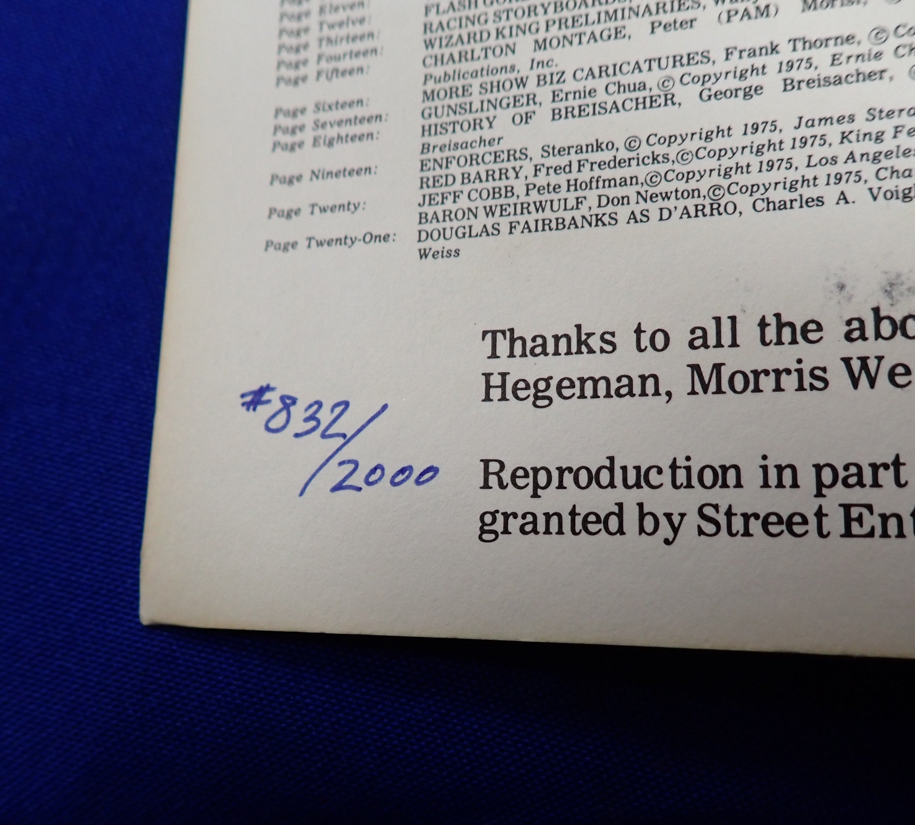 The Street Enterprises Benefit Portfolio (1975) - Art Portfolio