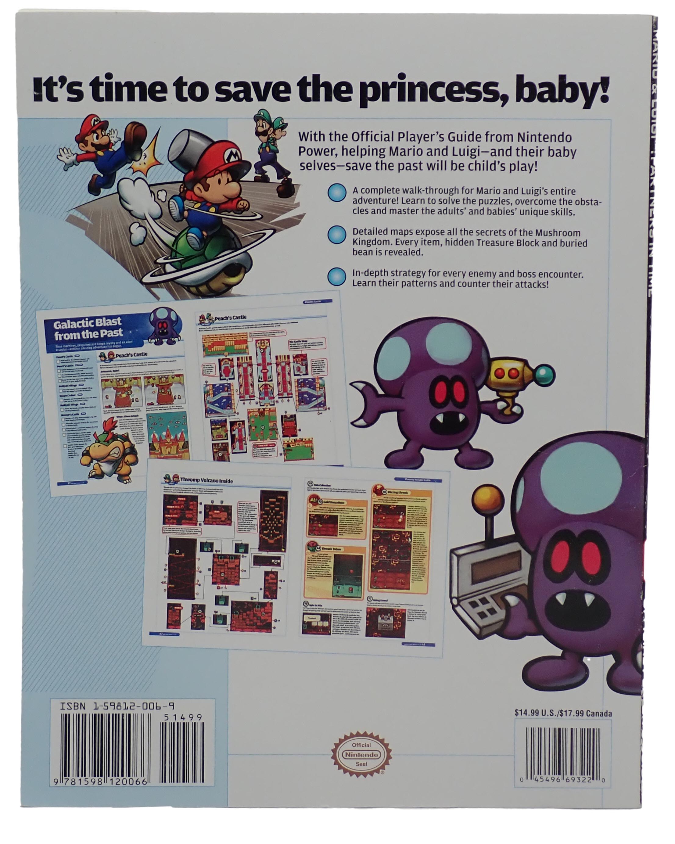 Mario & Luigi Partners in Time - Official Guide