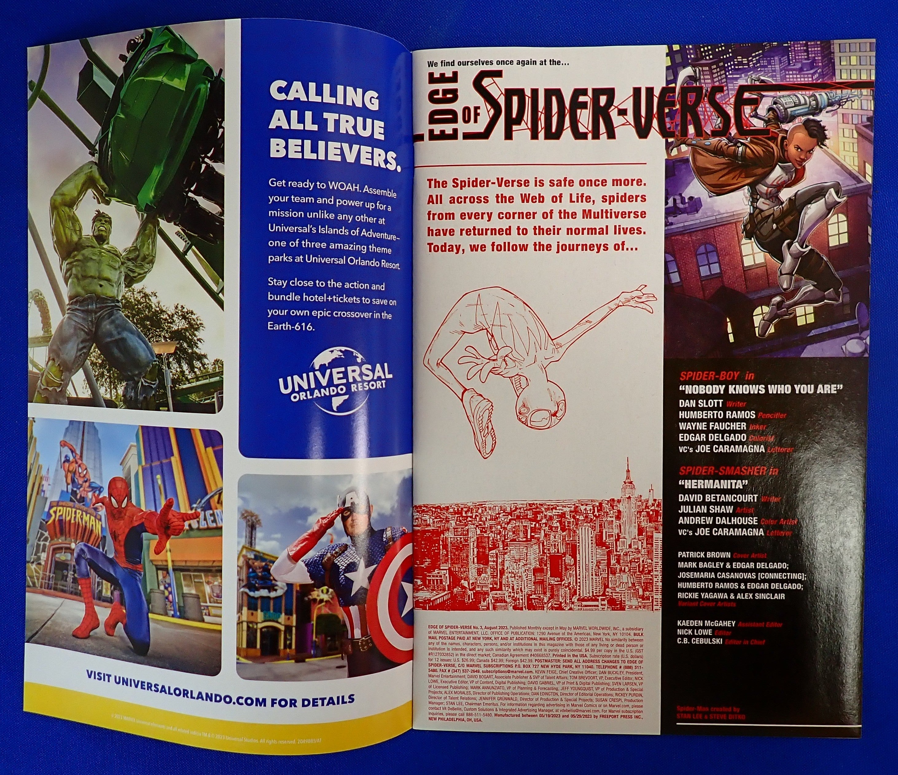 Edge of Spider-Verse #3 (2023) - NM (9.4+) - Spider-Boy Identity Revealed