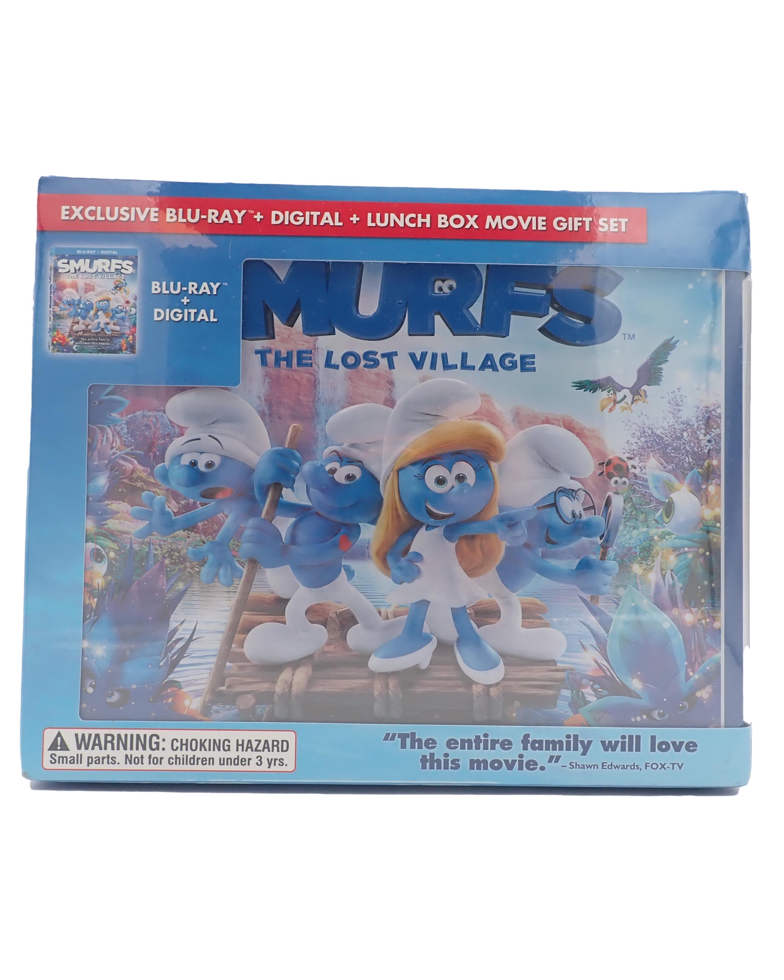 Smurfs the Lost Village Blu-Ray and Digital Lunch Box Gift Set