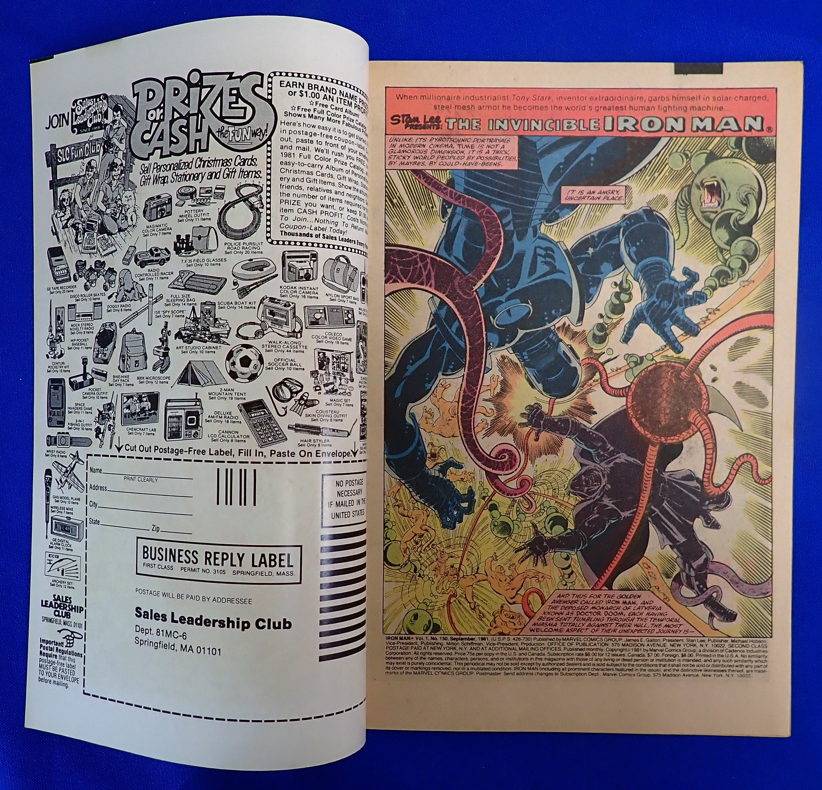 Iron Man #150 (1981) - FN/VF- (7.0-7.5) - Iron Man V. Doctor Doom