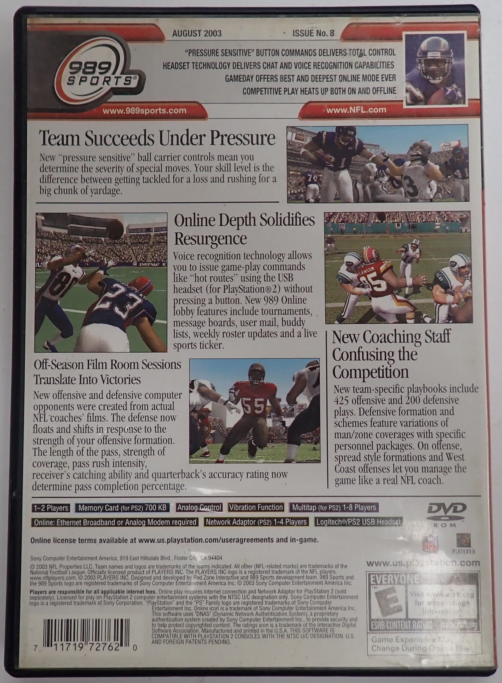 NFL Game Day 2004 - PS2