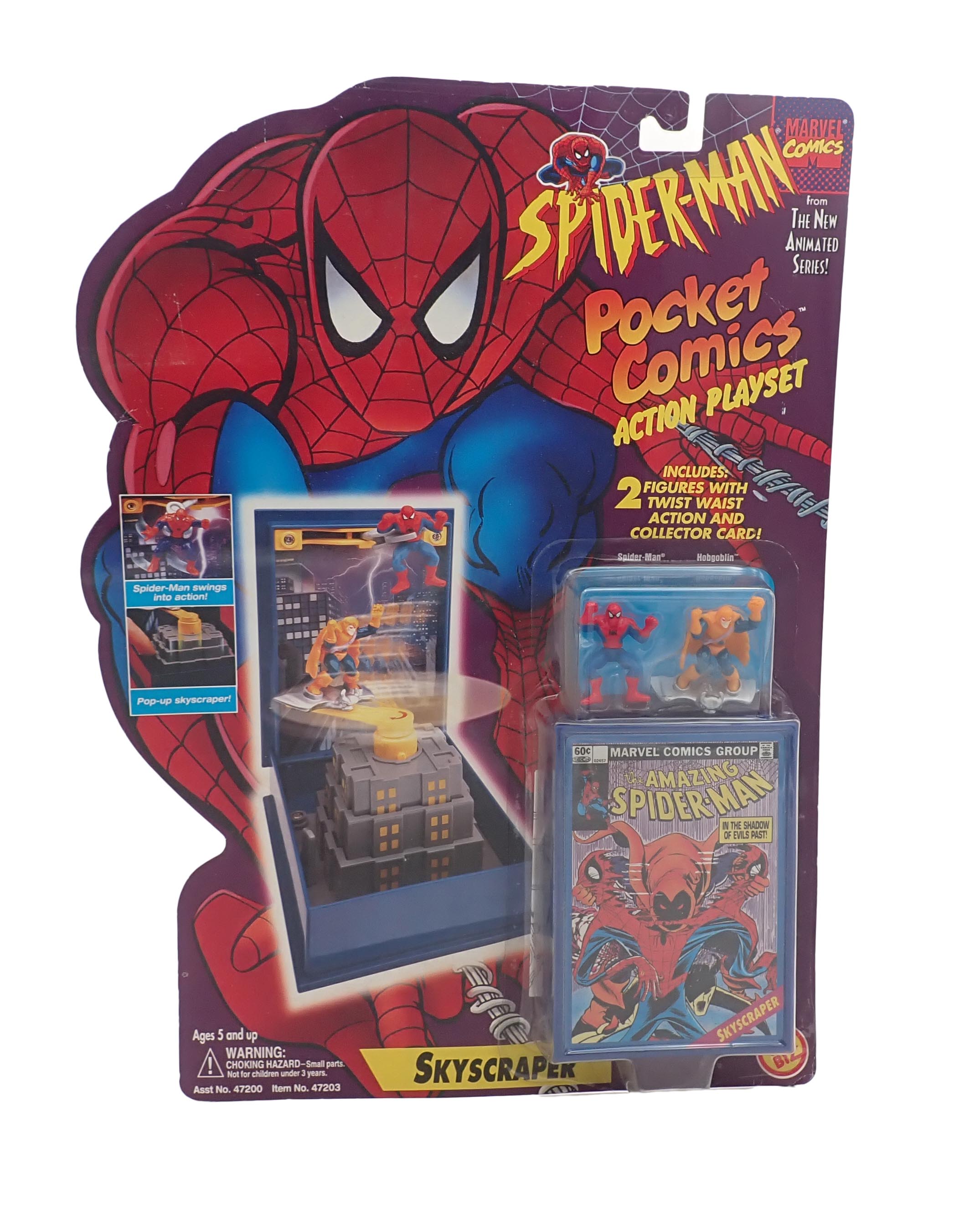 Spider-Man Skyscraper Pocket Comic Action Playset