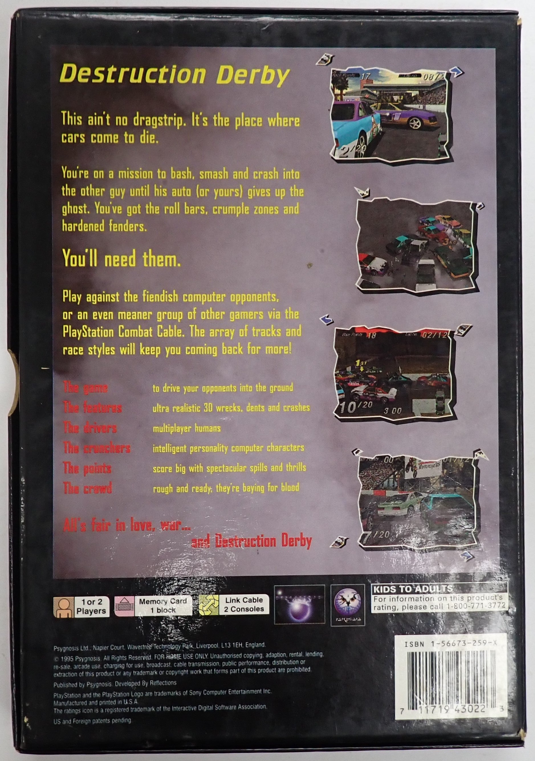 Destruction Derby - PlayStation