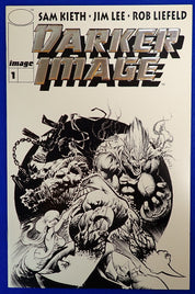 Darker Image #1 (1993) - NM (9.4+) - Blk/Wht Variant