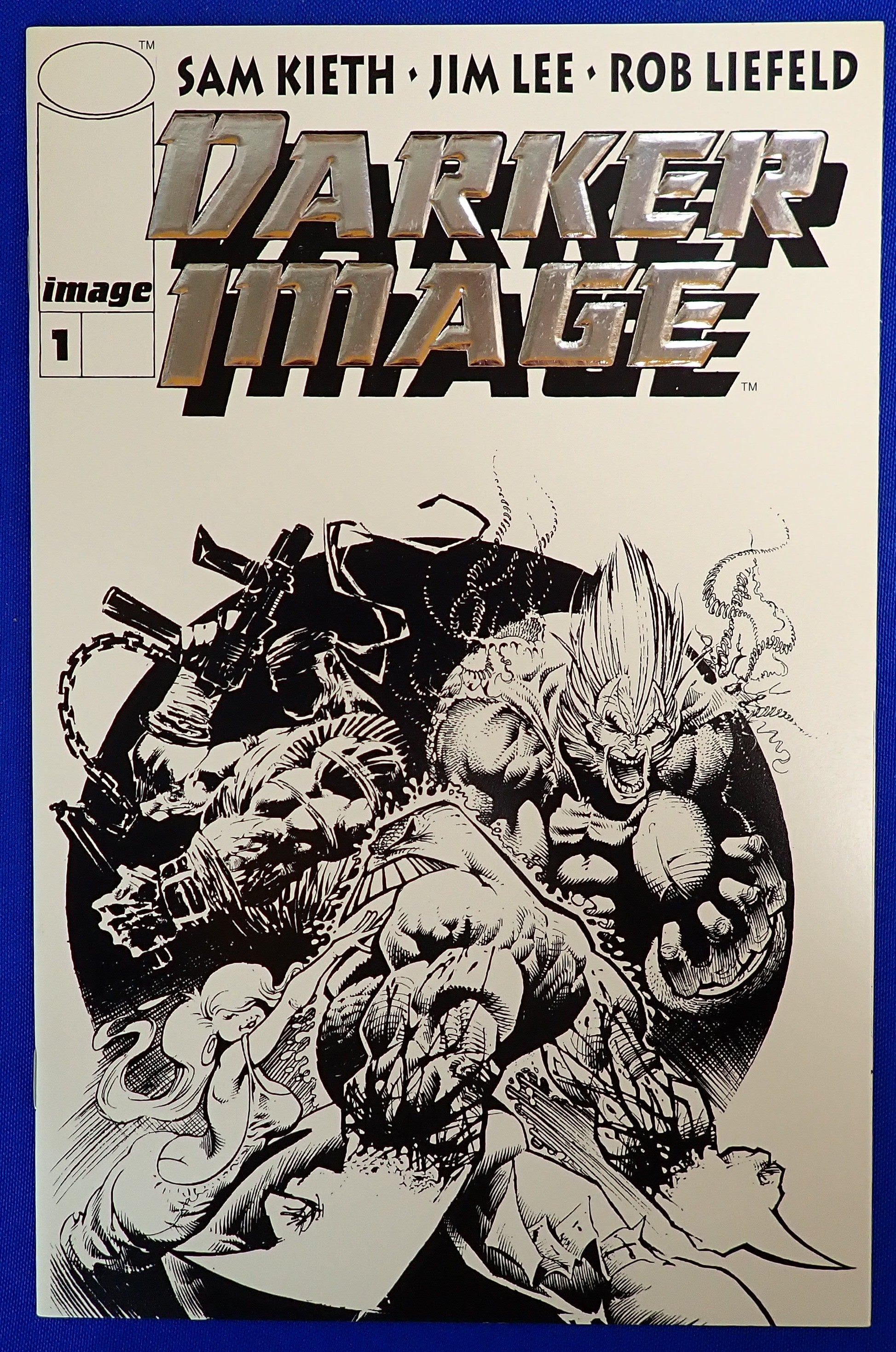 Darker Image #1 (1993) - NM (9.4+) - Blk/Wht Variant