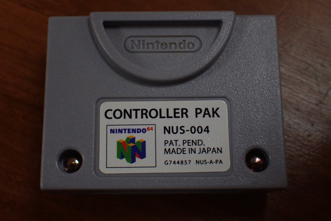 Nintendo N64 Controller Memory Pak