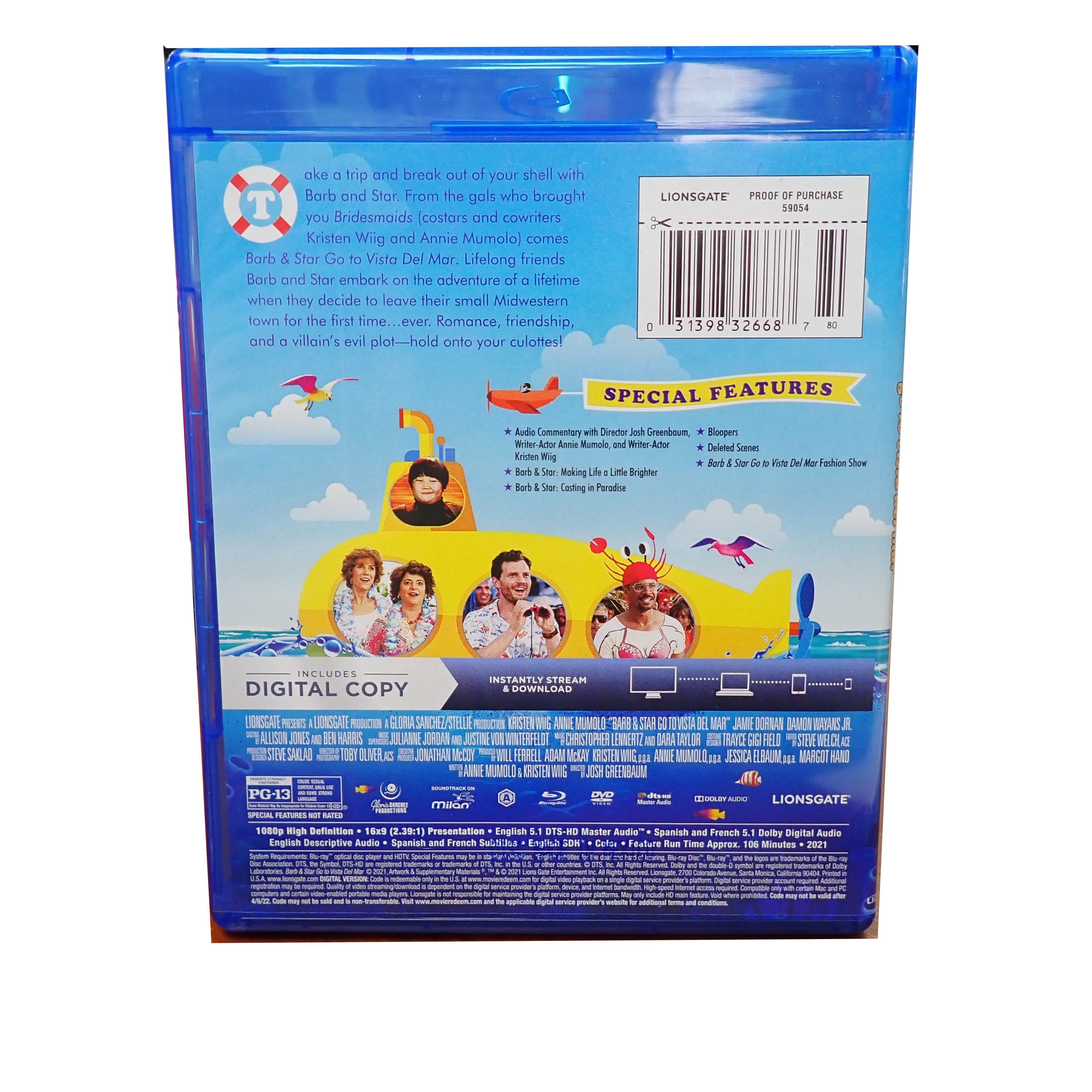 Barb & Star: Go to Vista Del Mar - [Blu-Ray & DVD]