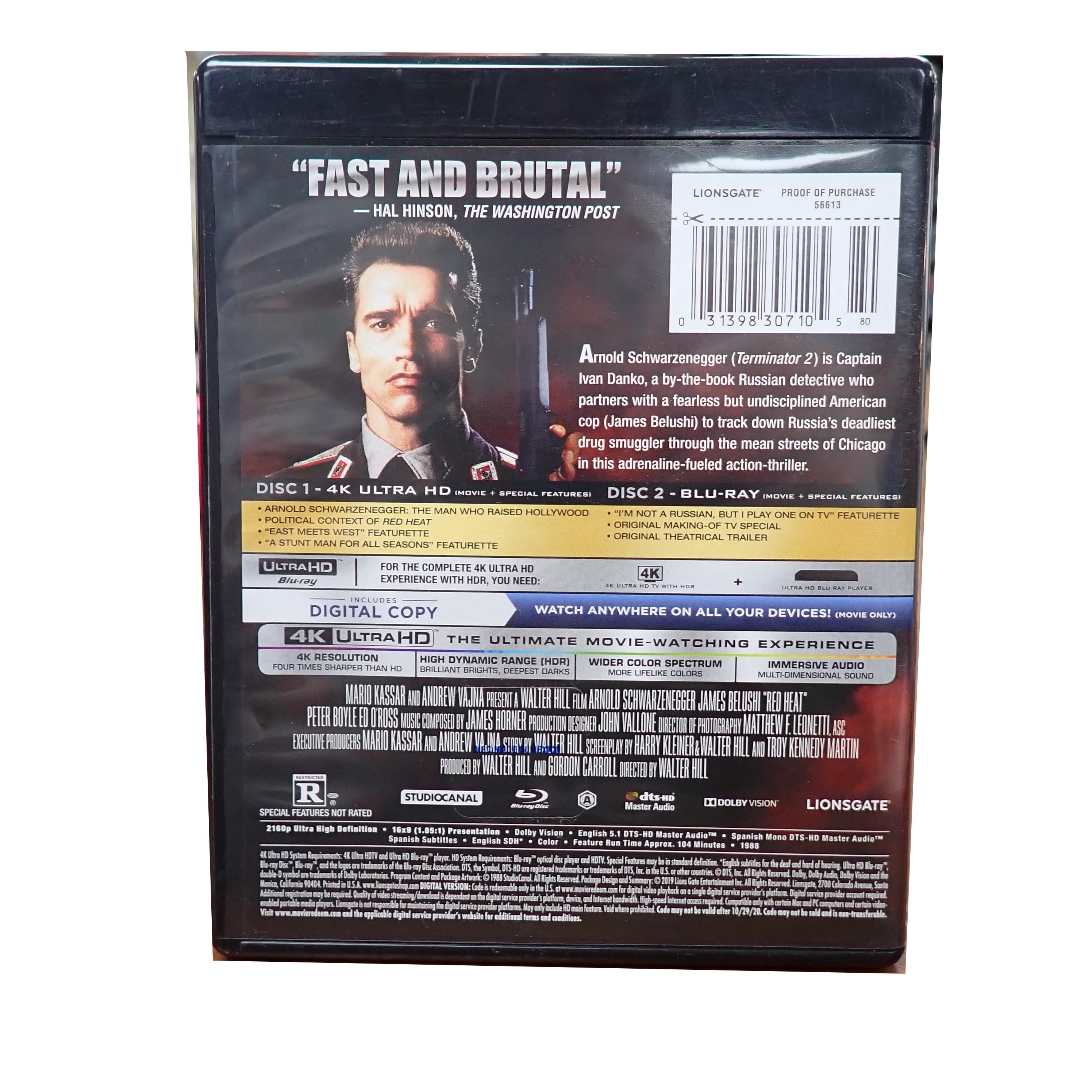 Red Heat - [Blu-Ray & 4K HD]