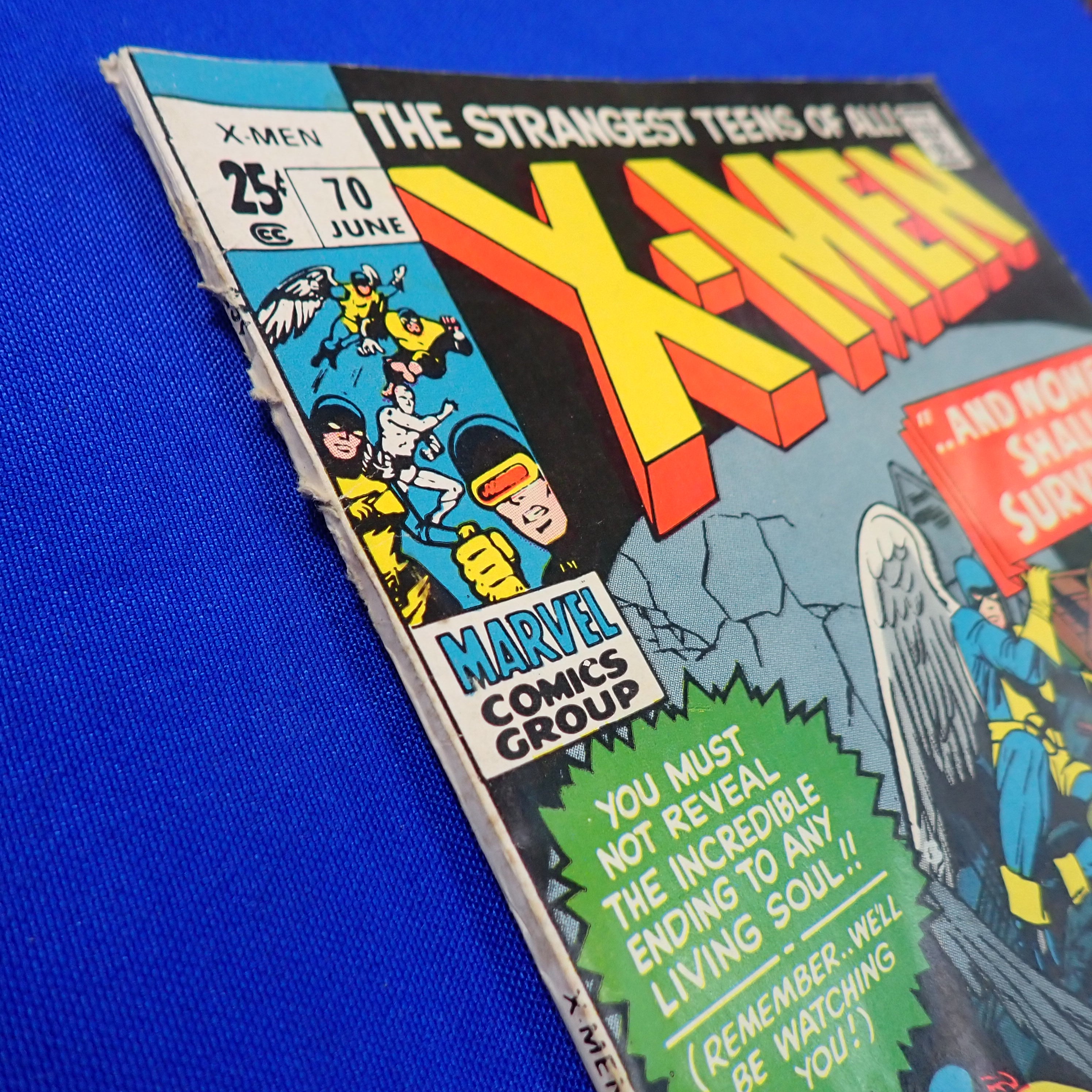 X-Men #70 (1971) - FN+/VF (6.5-7.0) - Reprint of X-Men #17