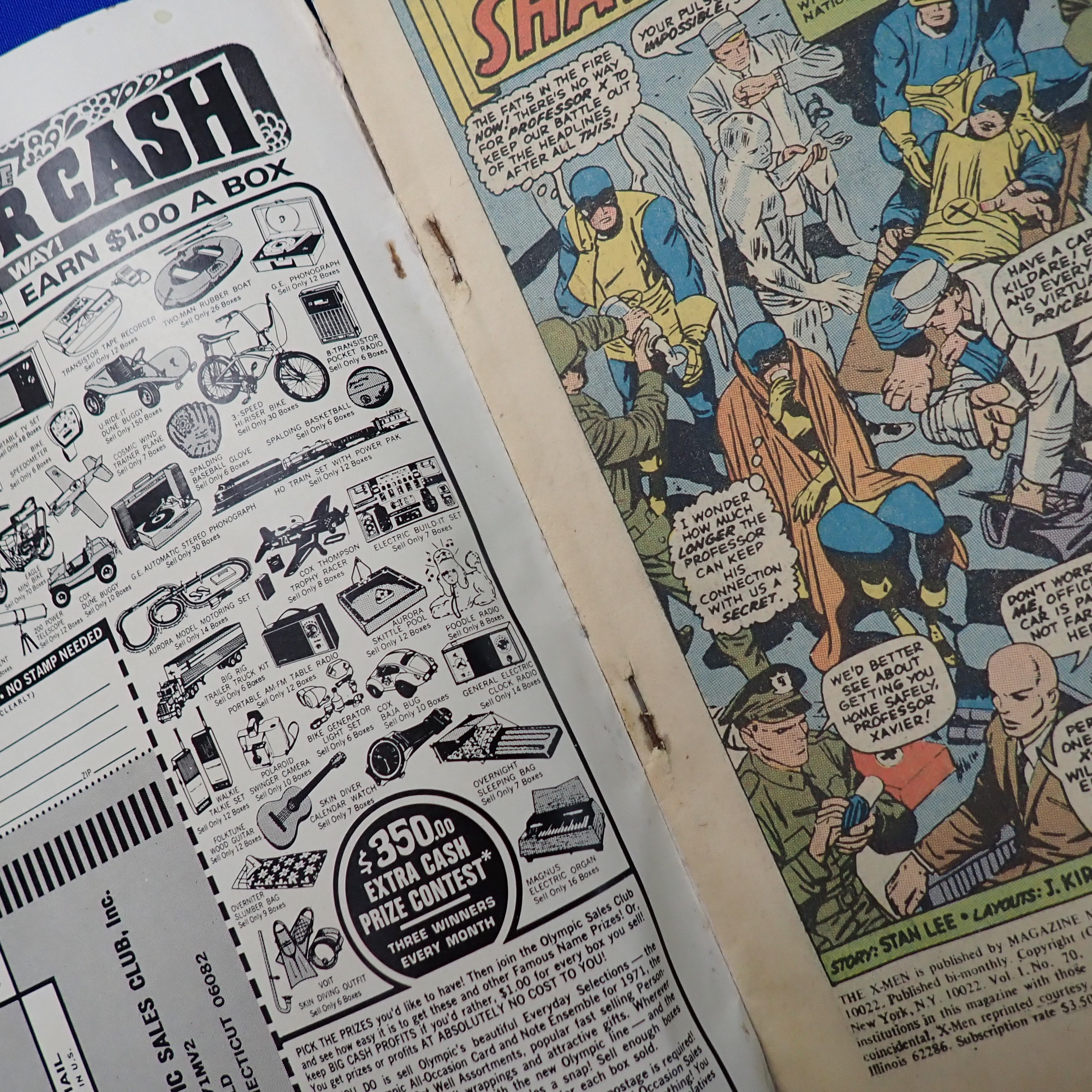 X-Men #70 (1971) - FN+/VF (6.5-7.0) - Reprint of X-Men #17