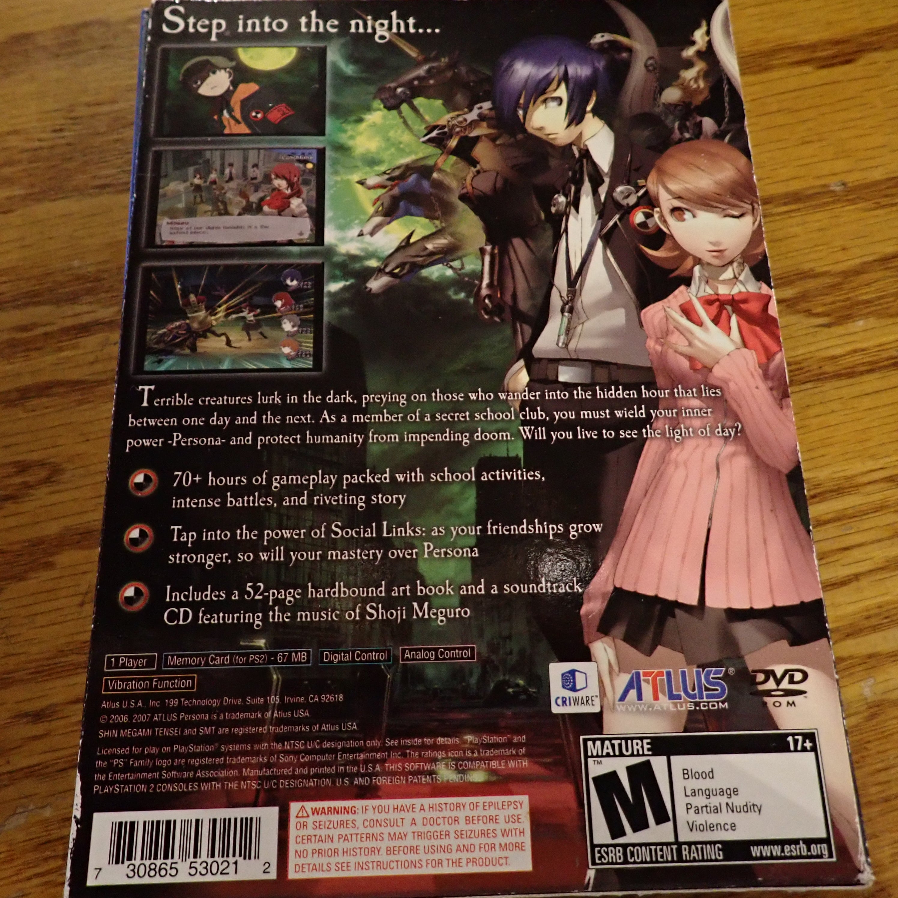 Shin Megami Tensei: Persona 3 - PS2