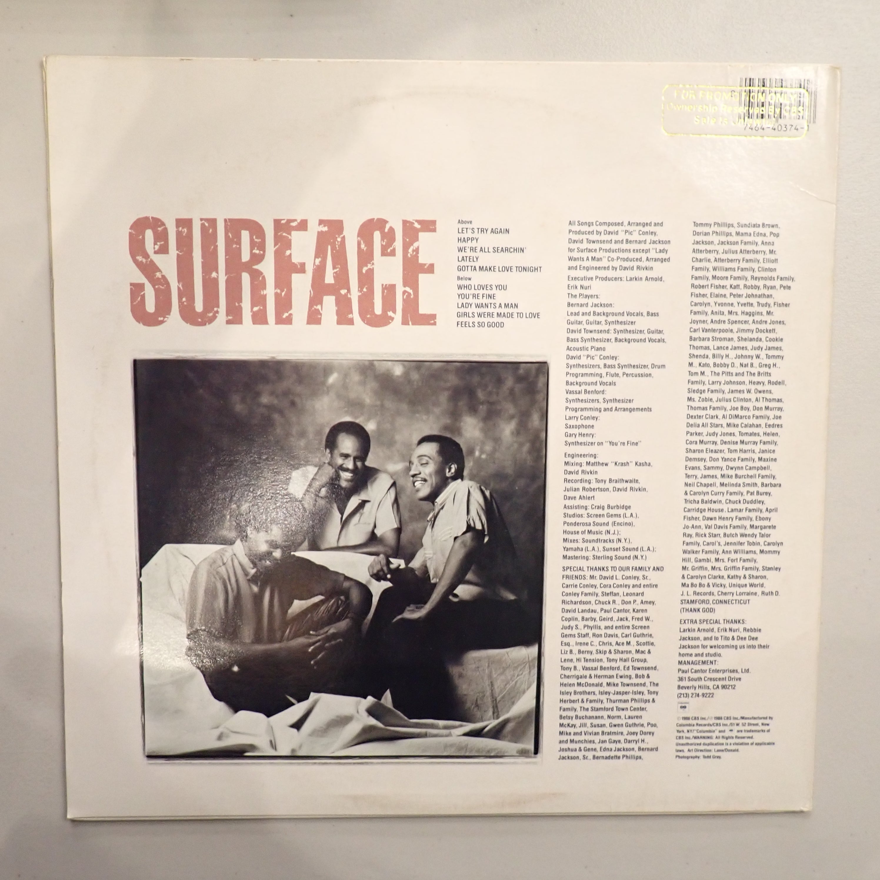 Surface - Surface