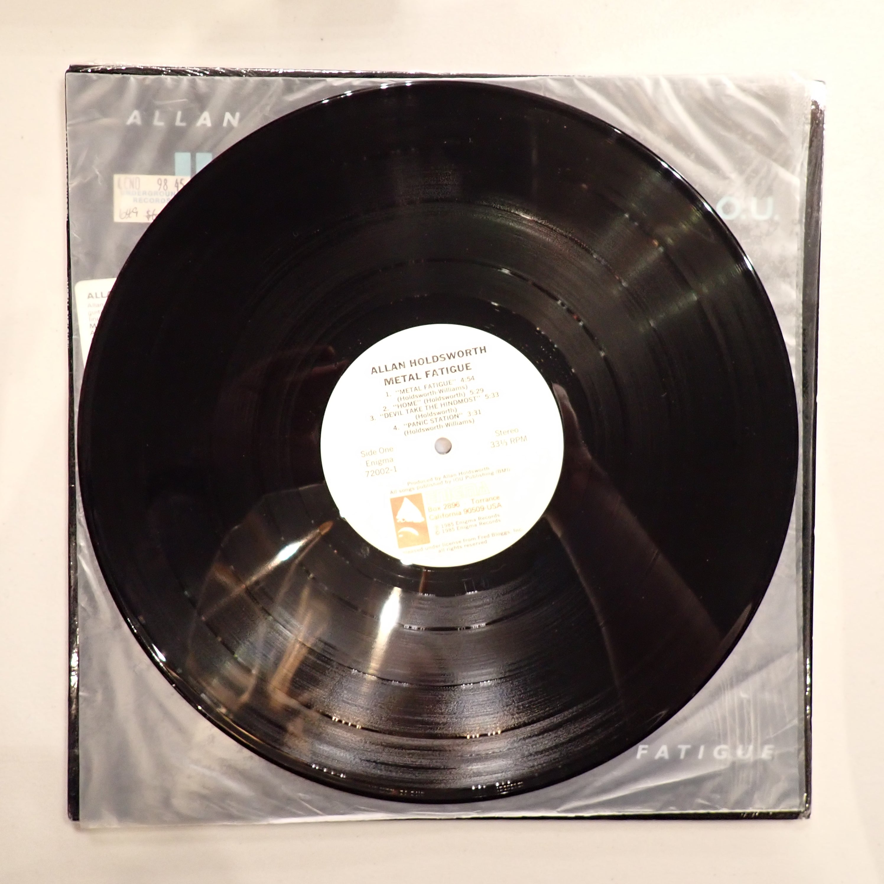 Allan Holdsworth With I.O.U. - Metal Fatigue