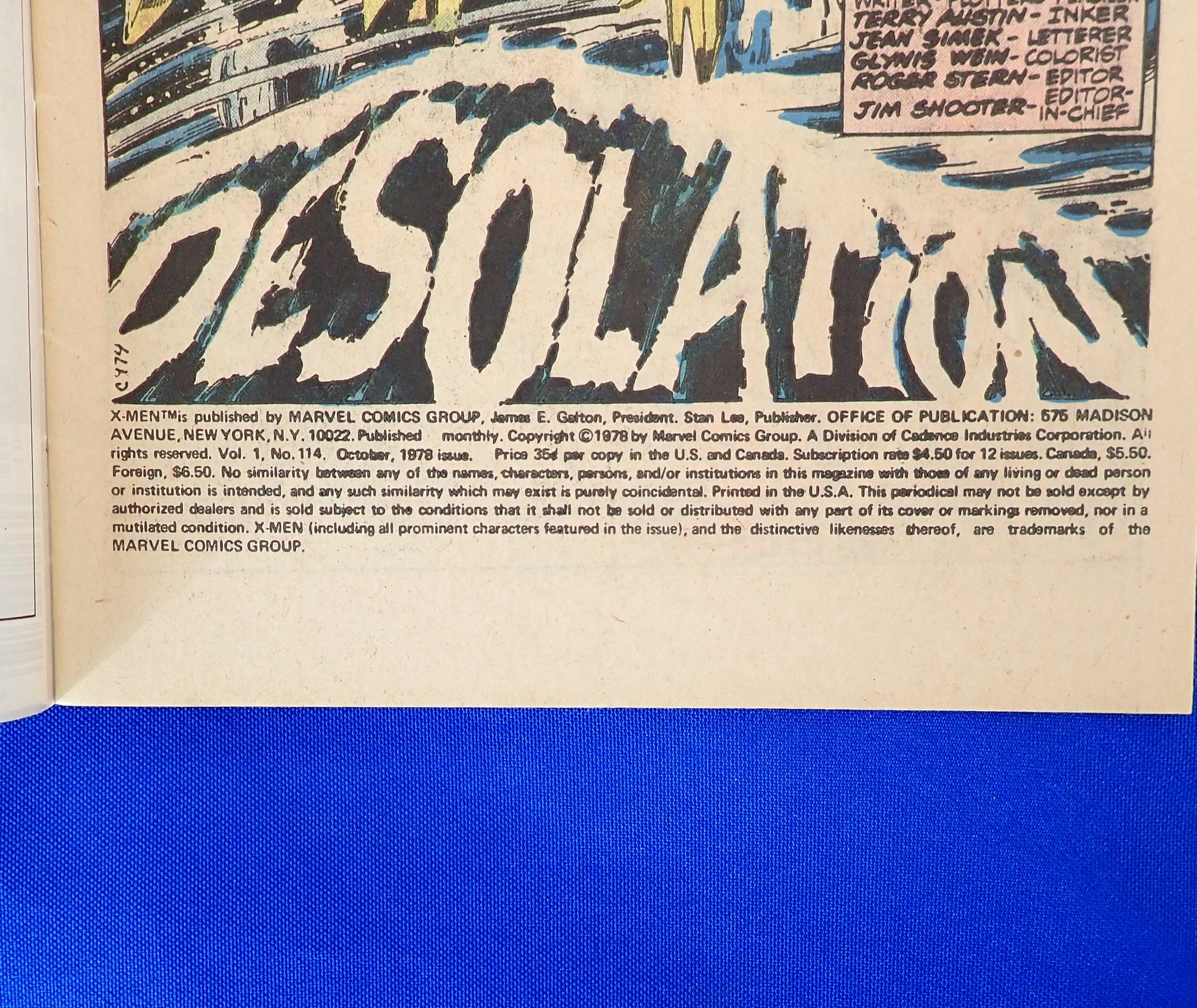 Uncanny X-Men #114 (1978) - VG/FN (5.0) - 1st Use of 'Uncanny' in Title