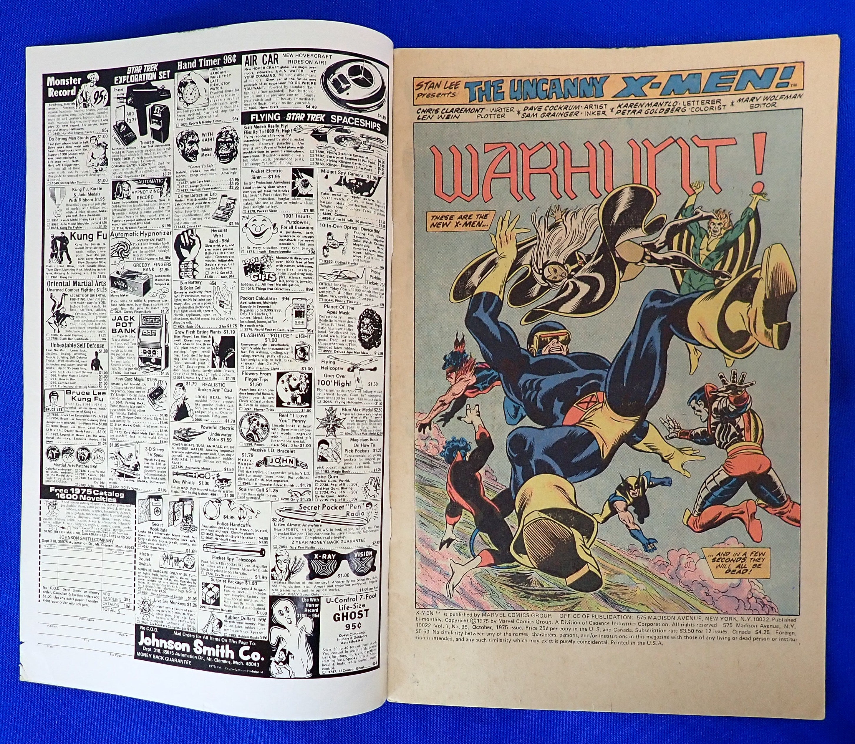 Uncanny X-Men #95 (1975) - VG/FN (5.0) - Death of Thunderbird