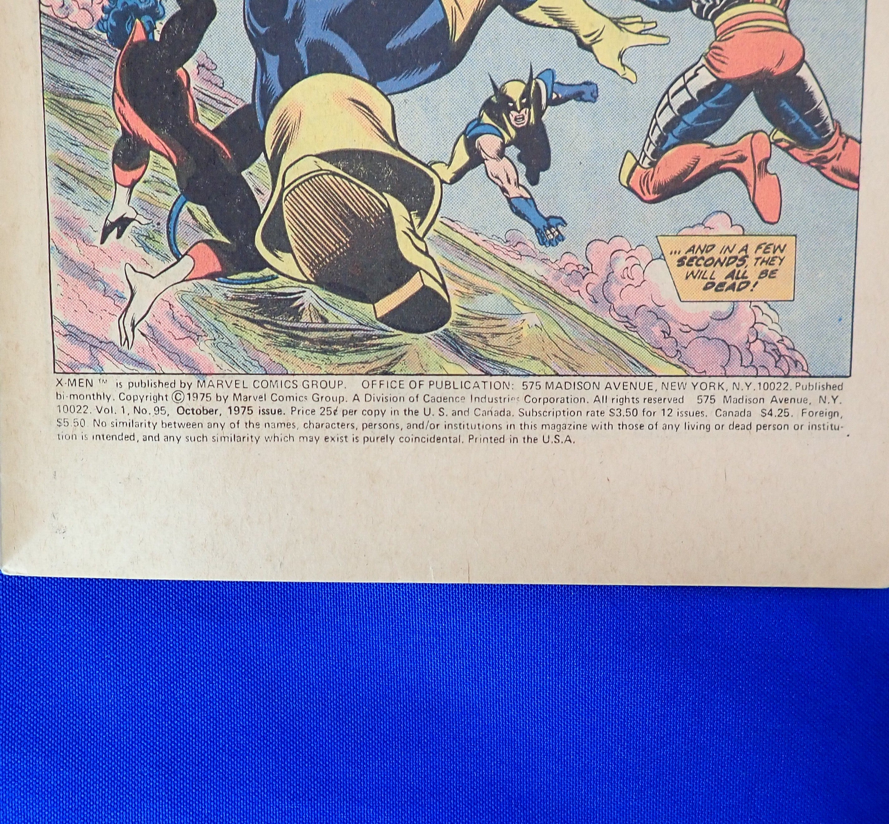 Uncanny X-Men #95 (1975) - VG/FN (5.0) - Death of Thunderbird