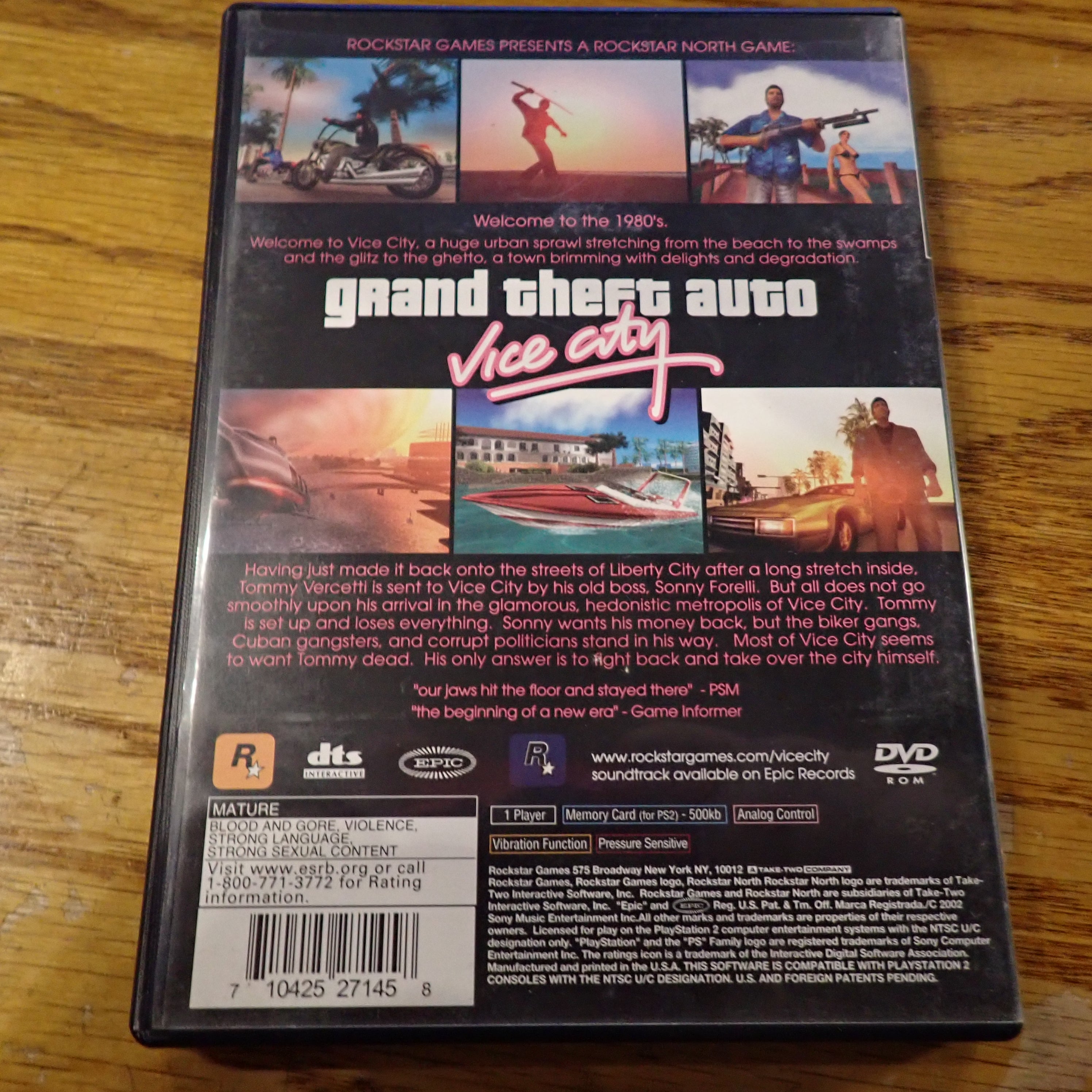 Grand Theft Auto: Vice City - PS2