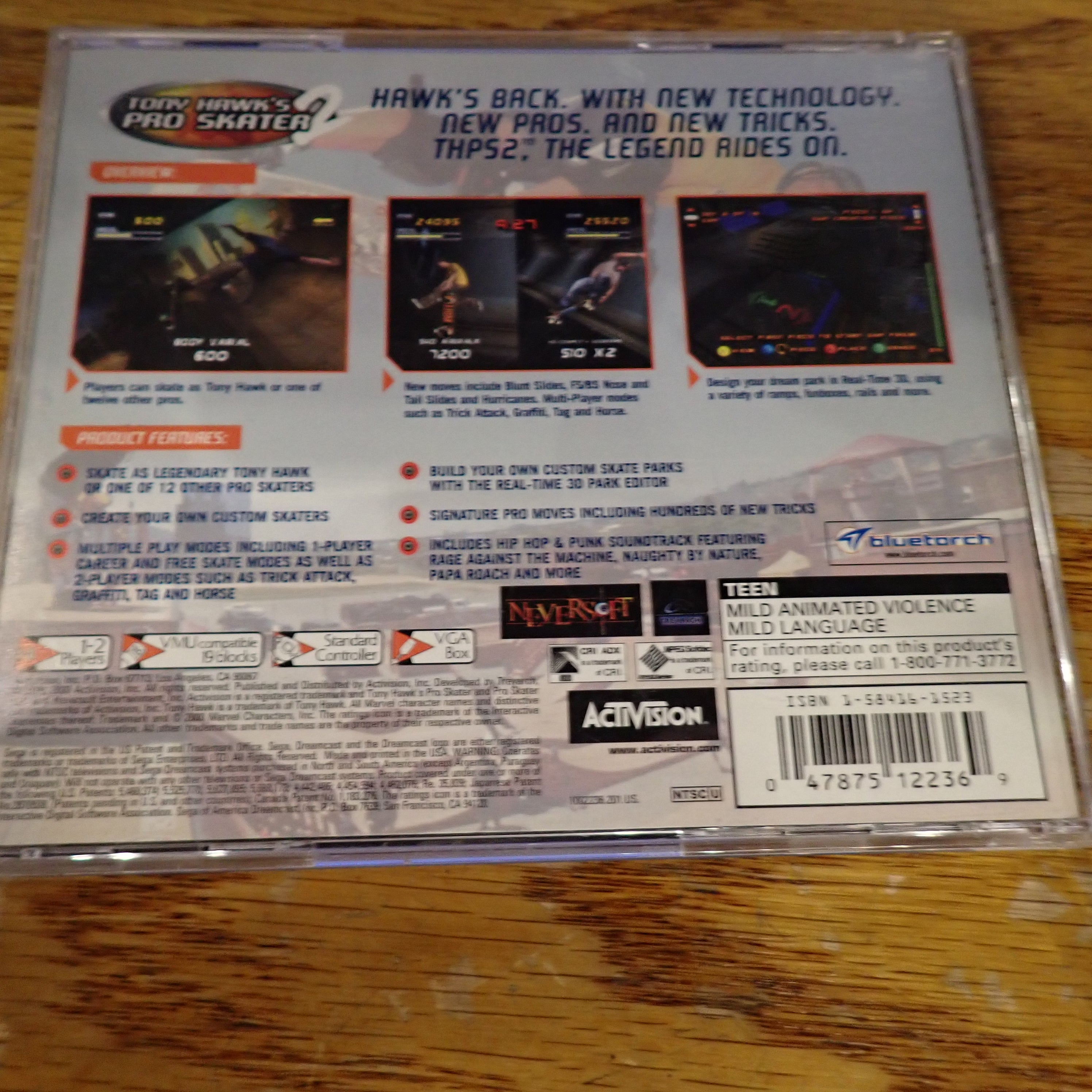 Tony Hawk Pro Skater 2 - Dreamcast
