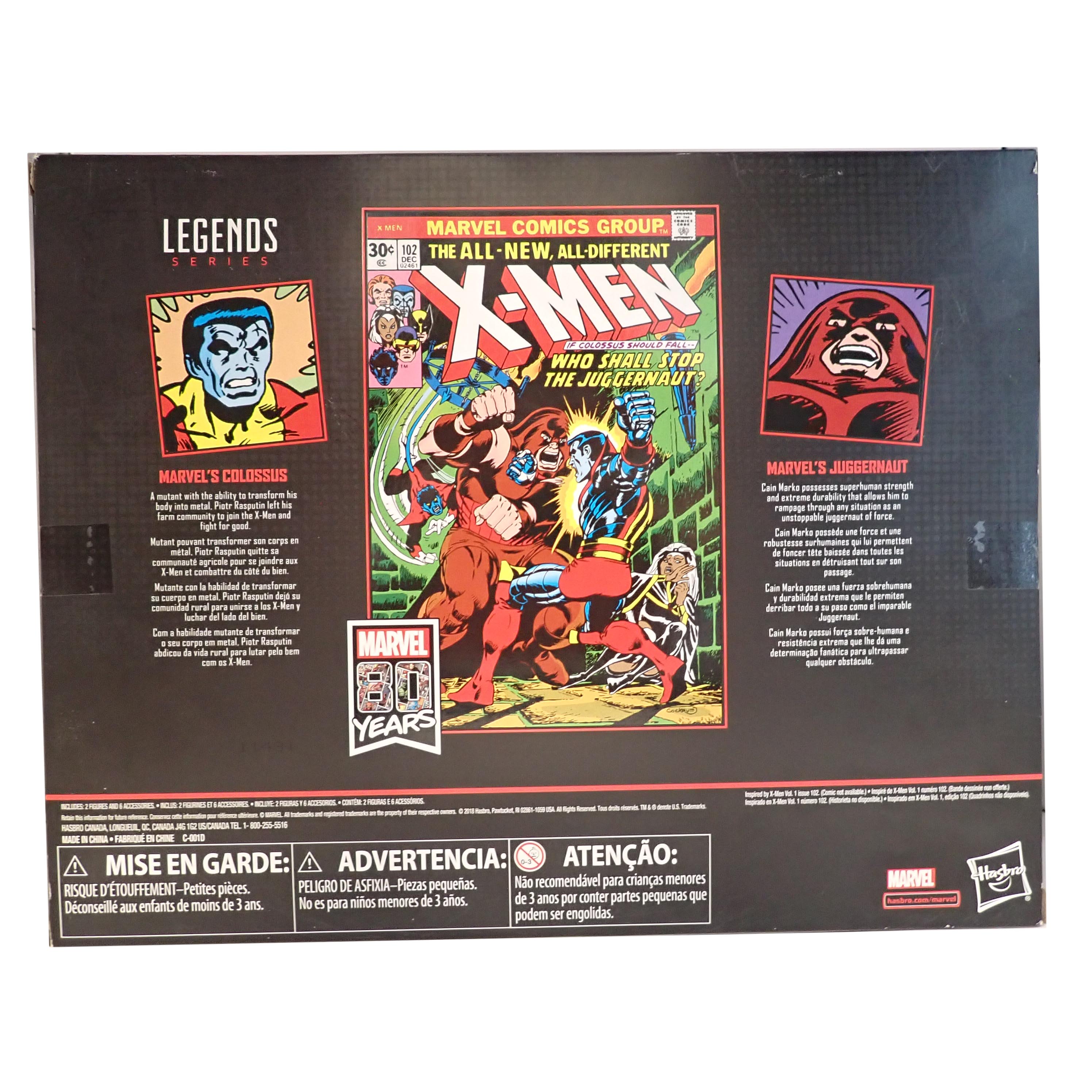 Colossus and Juggernaut - Marvel Legends Series [Pre-Owned]