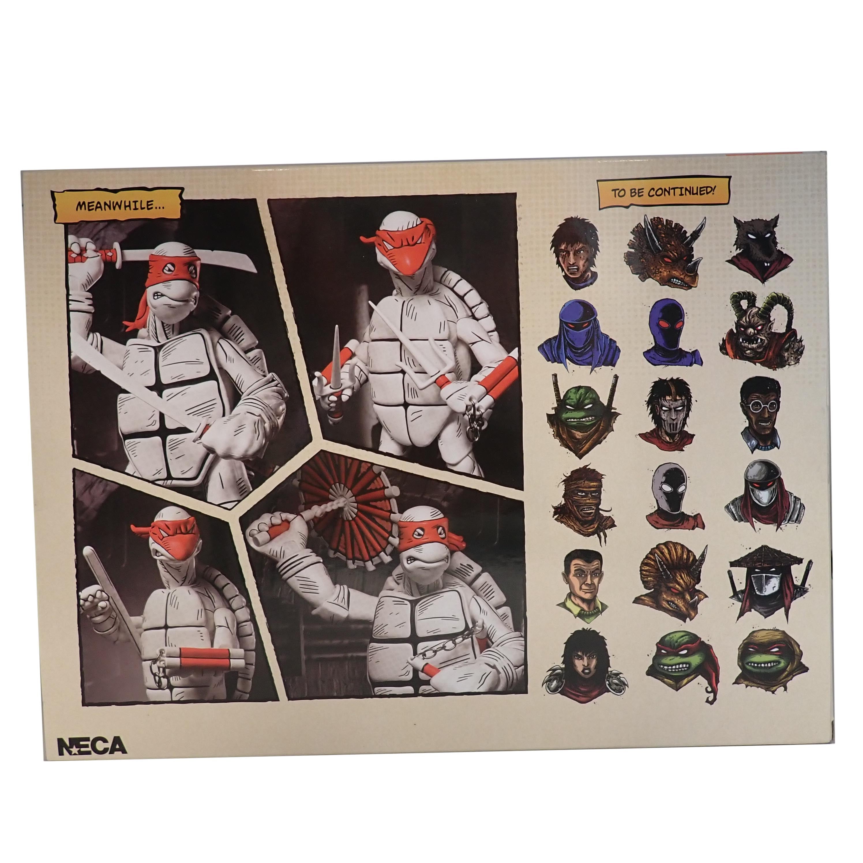 TMNT The First Turtles (Black & White Variants) - NECA [Pre-Owned]
