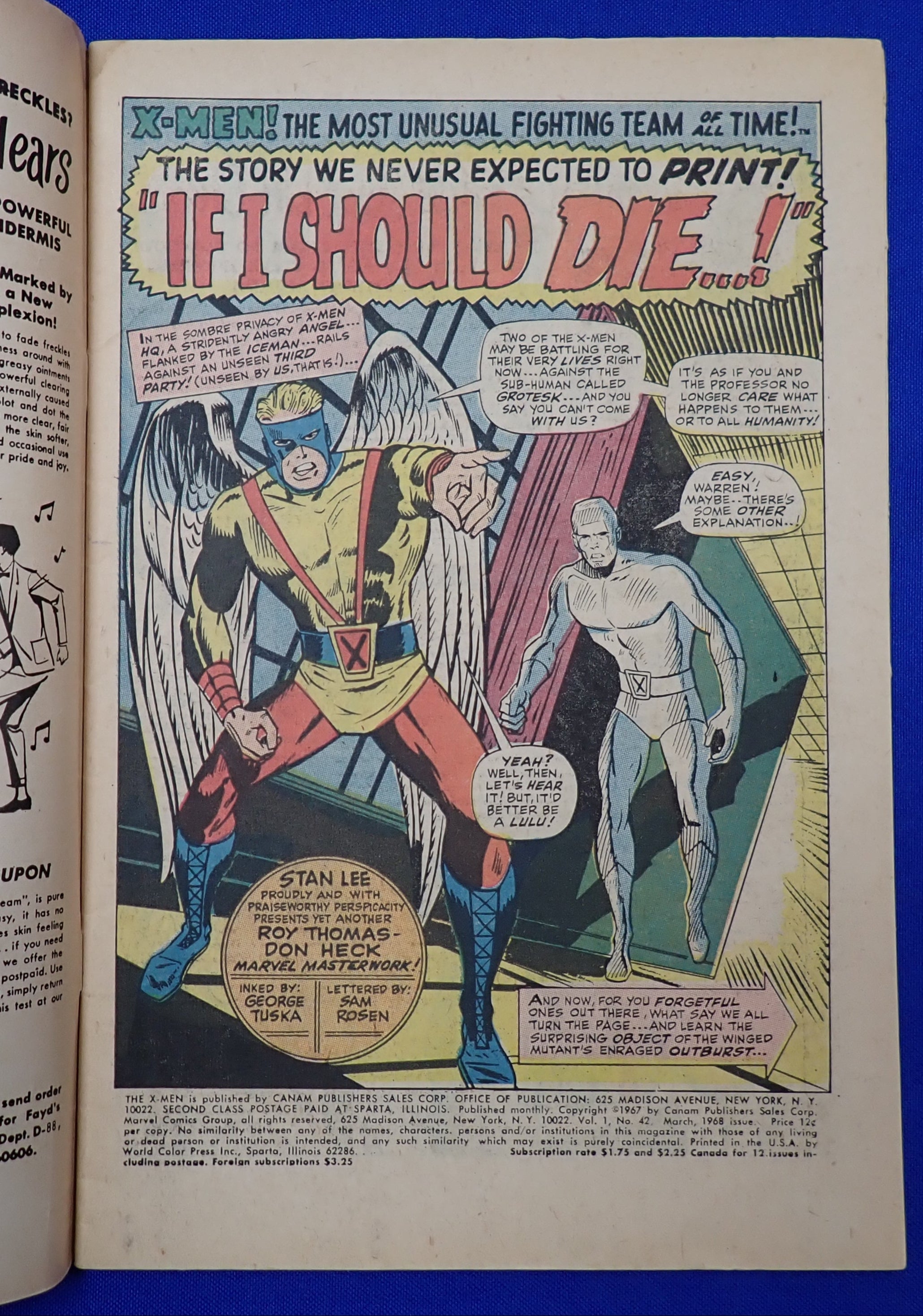 X-Men #42 (1968) - VG+ (4.5) - Cyclops origin