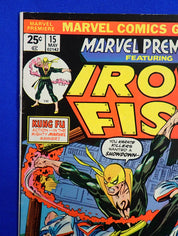Marvel Premiere #15 (1974) - VF (8.0) - 1st Iron Fist