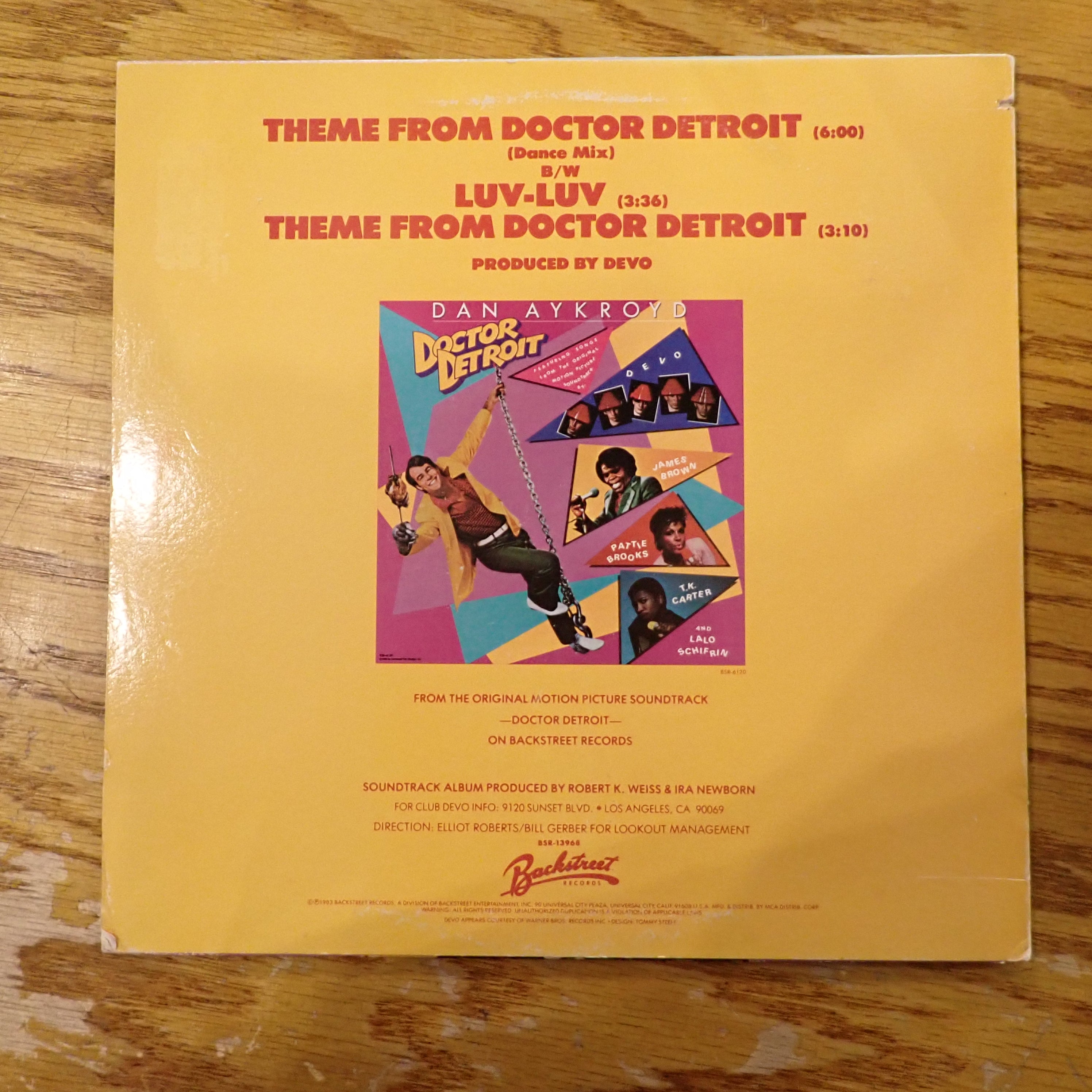 Devo - Theme From Doctor Detroit