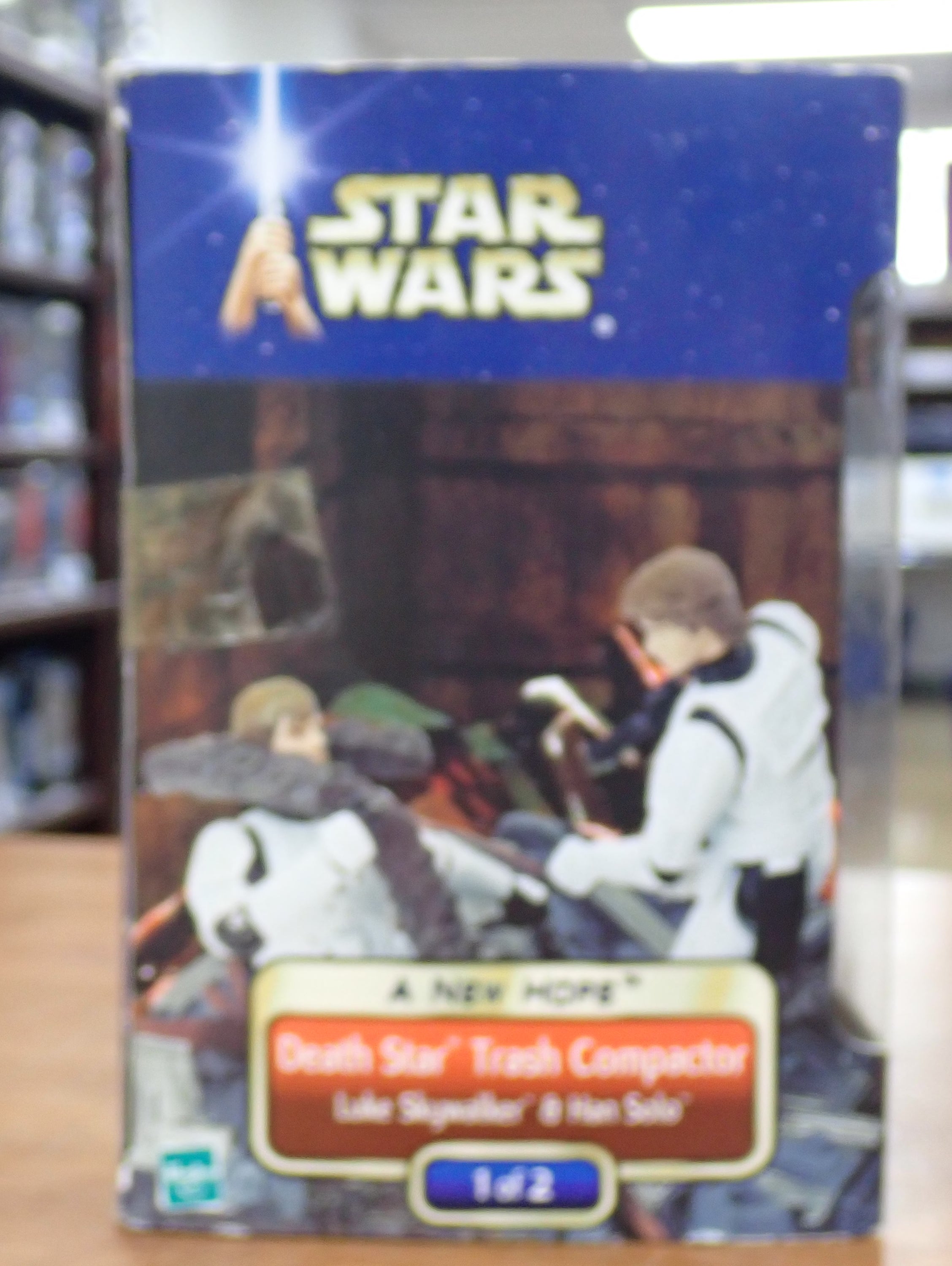 Star Wars A New Hope Hasbro Death Star Trash Compactor Set 1 Han & Luke