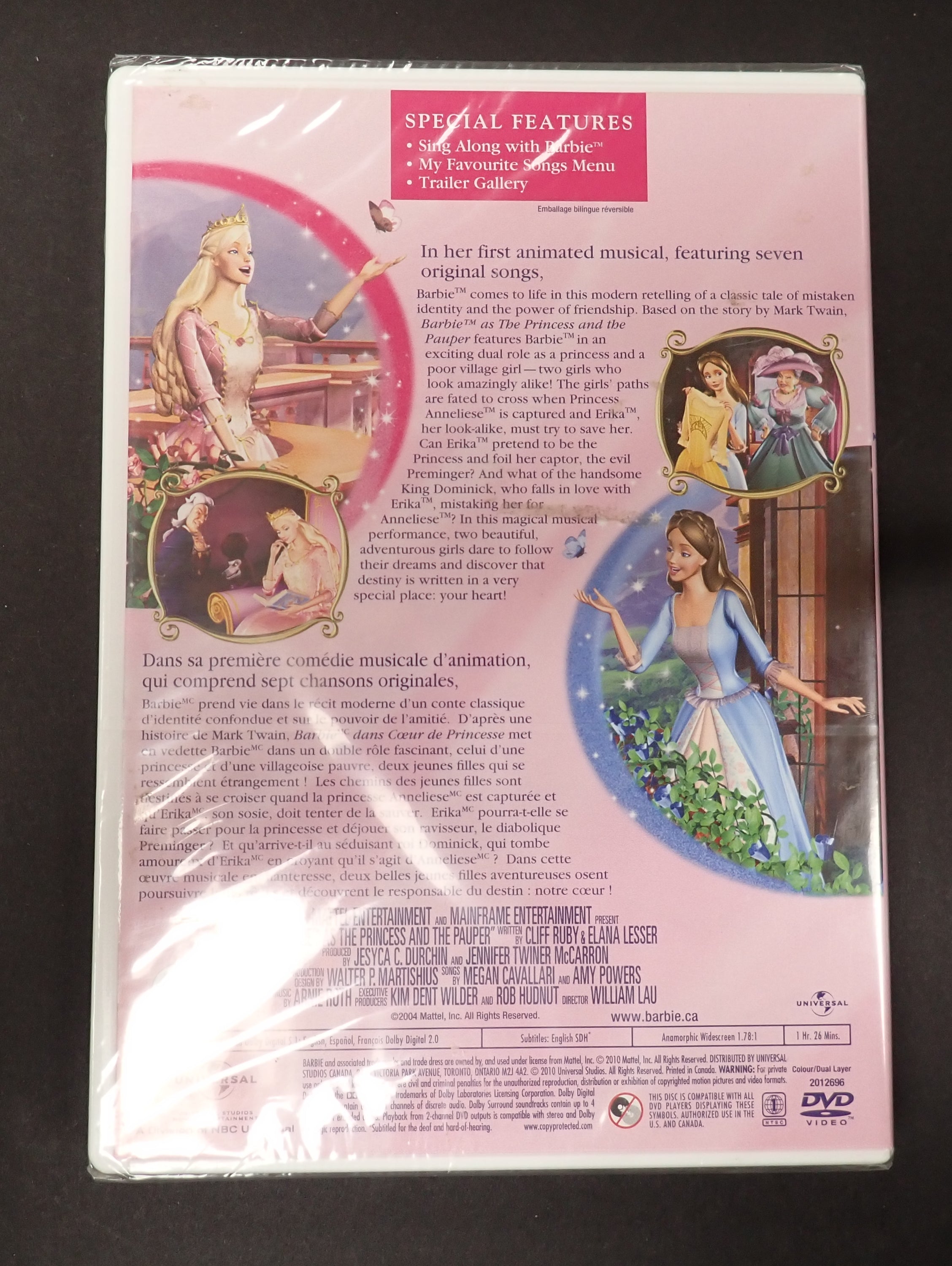 Barbie: The Princess and the Pauper - DVD
