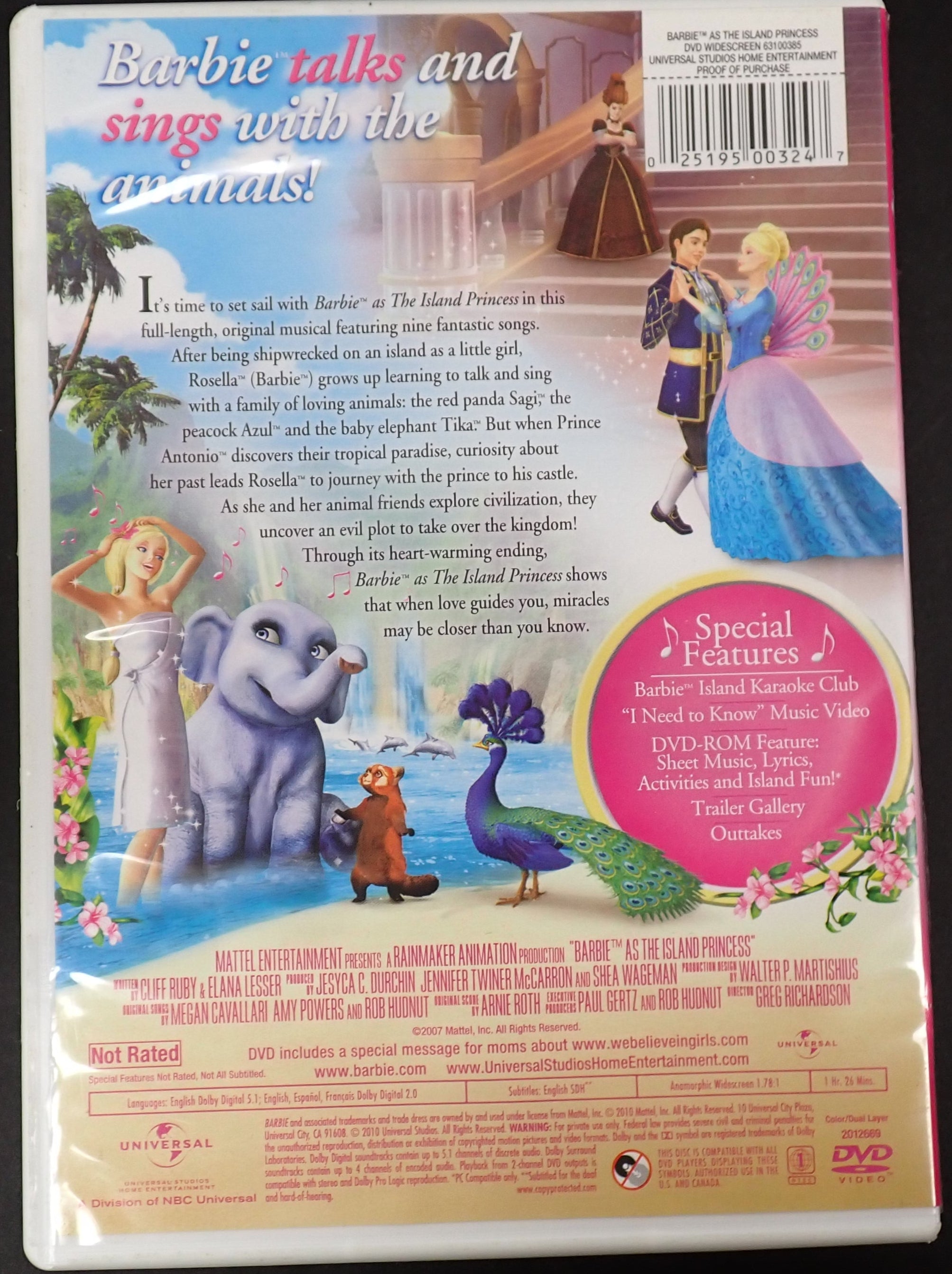 Barbie: The Island Princess - DVD
