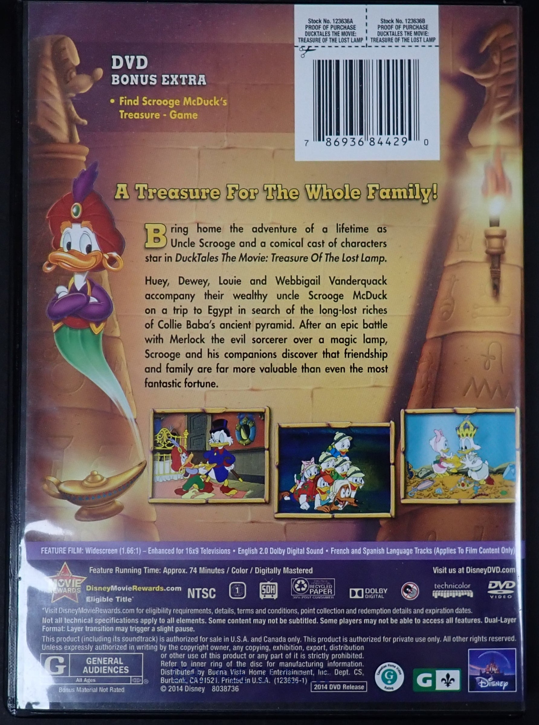 Duck Tales the Movie: Treasure of the Lost Lamp - DVD