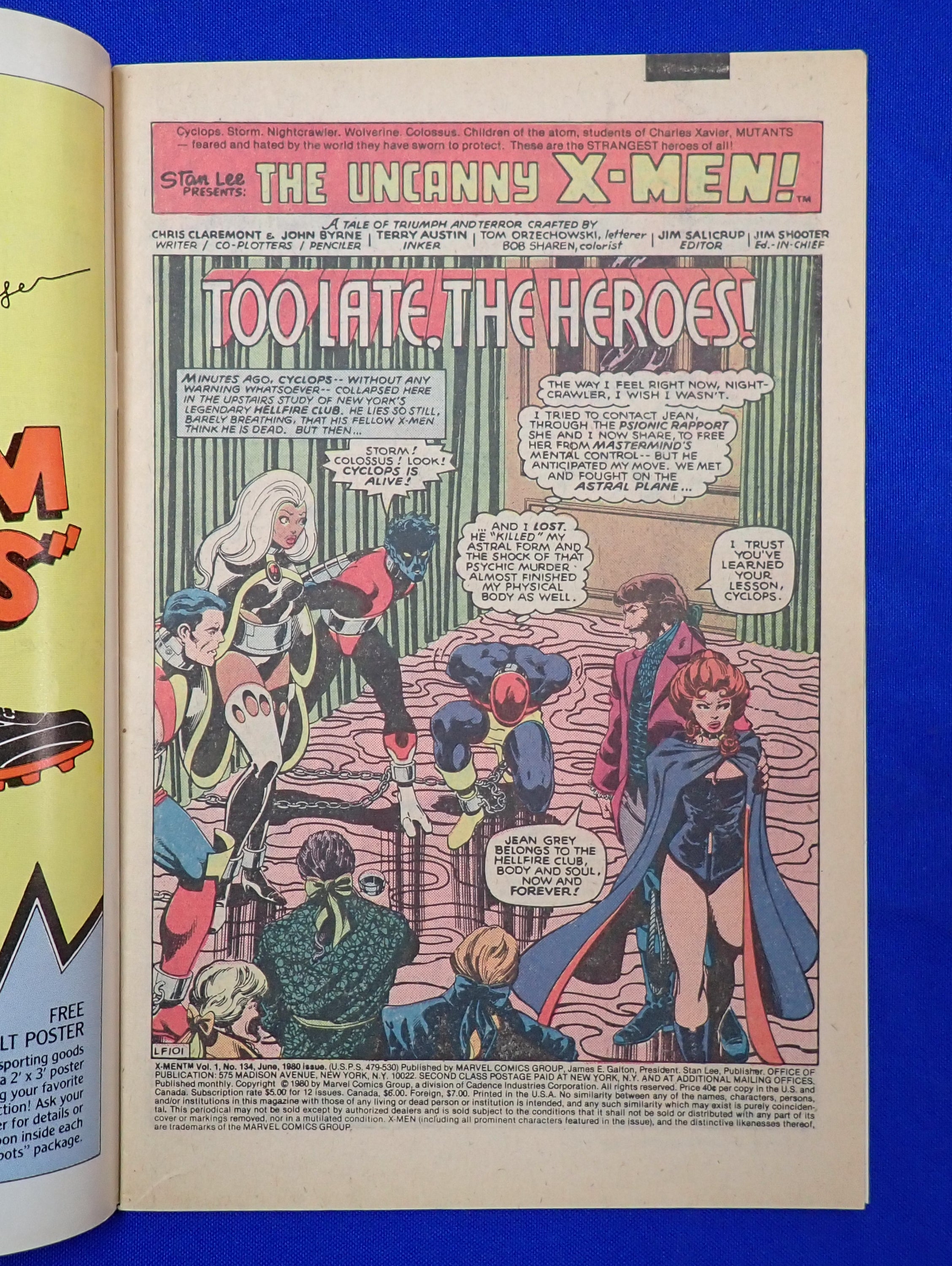 Uncanny X-Men #134 (1980) - VF+ (8.5) - Jean Grey becomes Dark Phoenix