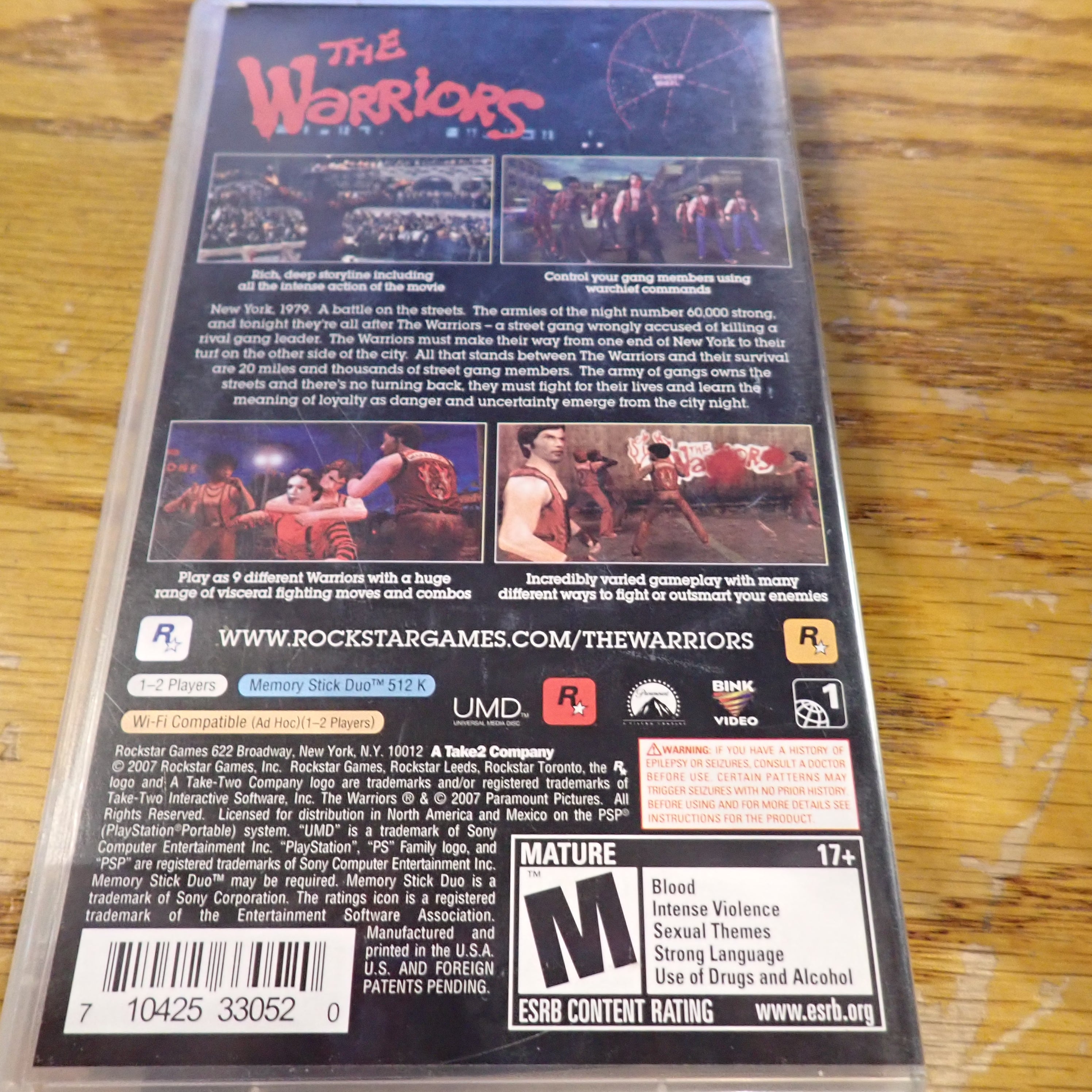 The Warriors - PSP