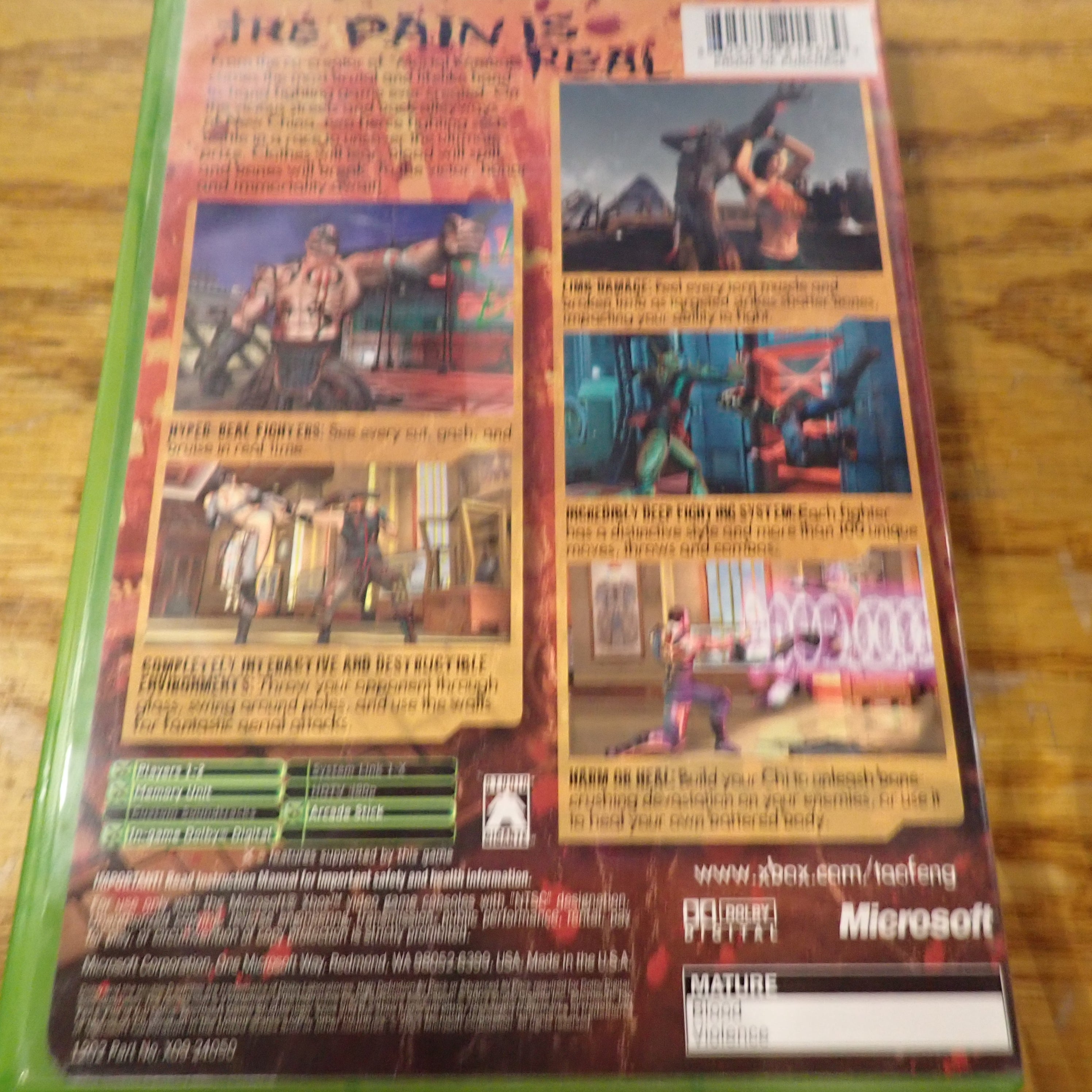 Tao Feng: Fist of the Lotus - Xbox